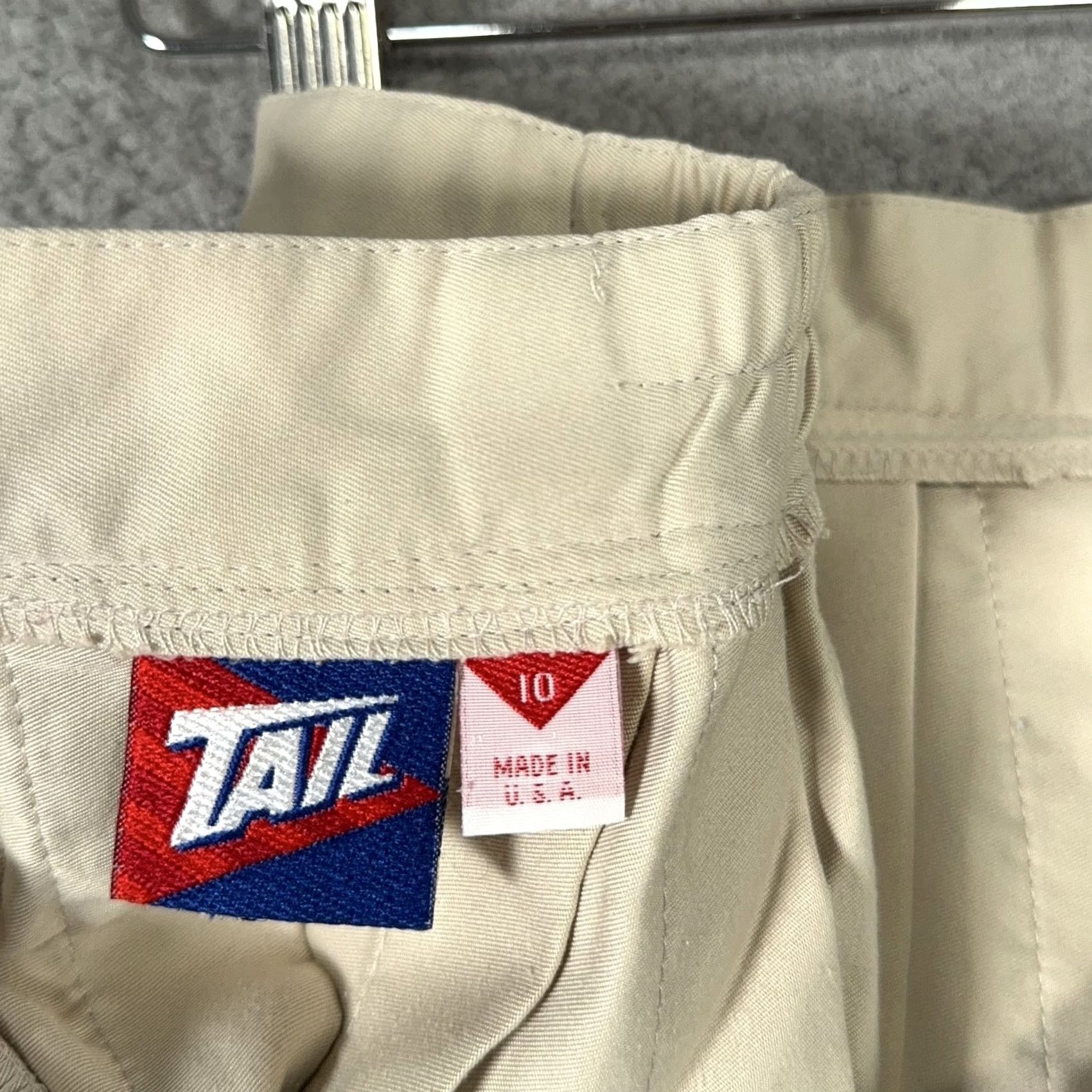 Vintage VINTAGE Tail Skirt Womens 10 Beige Pleated Tennis Golf Microtique Made USA Female Size 32" / US 10 / IT 46 - 4 Thumbnail
