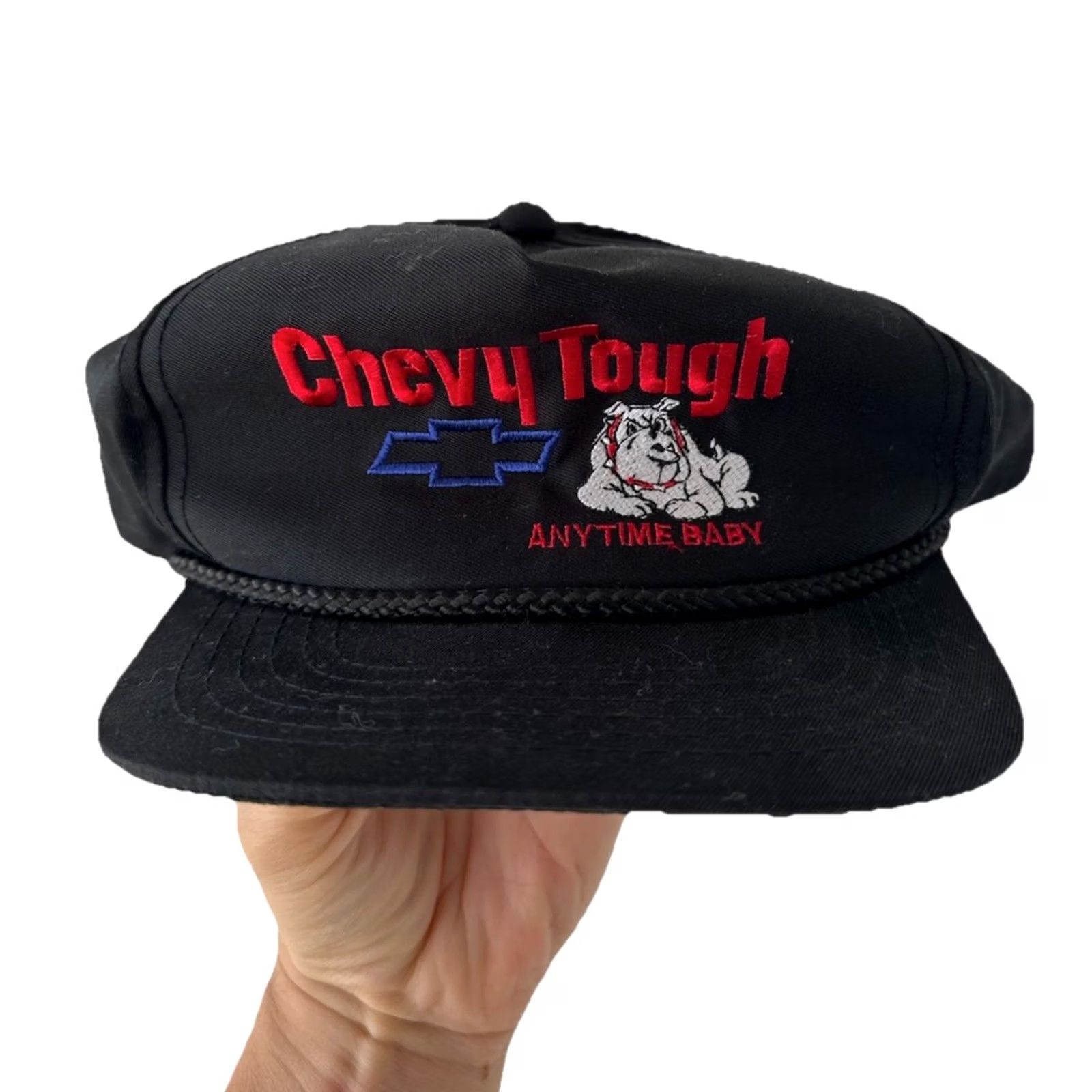 Etro VINTAGE Chevy Trucks Hat Retro 80s Snapback Cap Black Cotton AJD Men One Size Size ONE SIZE - 2 Thumbnail