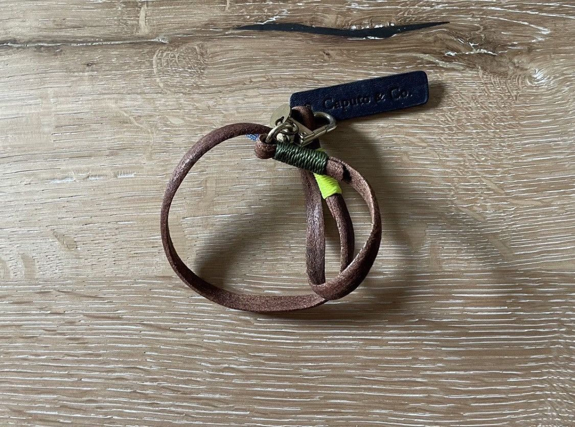 Caputo & Co. Leather Double Wrap Bracelet Size ONE SIZE - 1 Thumbnail