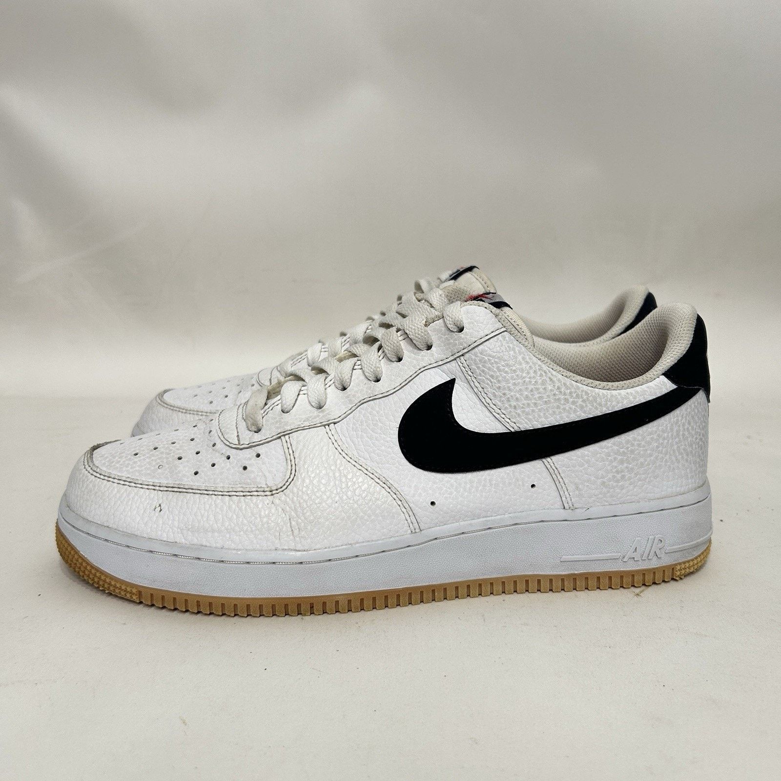 Nike Nike Air Force 1 Low ‘07 "White Obsidian" 2019 Size US 11.5 / EU 44-45 - 6 Thumbnail