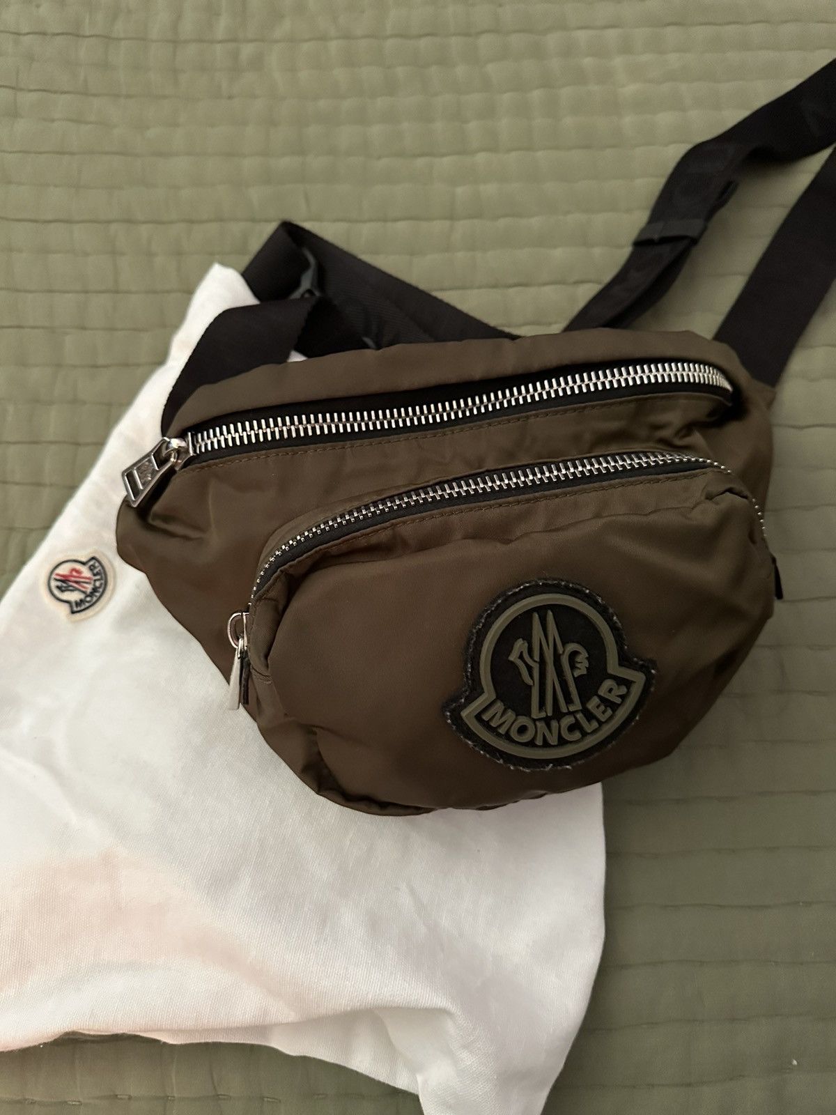 image of Moncler Belt Bag in Olive, Men's