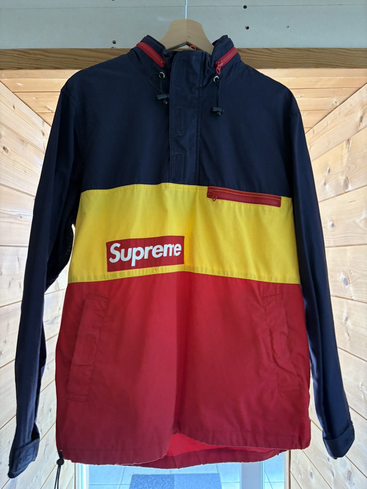 supreme 14ss F-1 pullover jacket M ディル