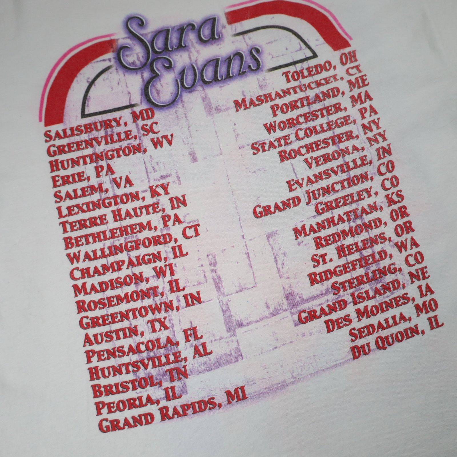 Vintage Vintage Y2k Sara Evans Tour Shirt Size US XL / EU 56 / 4 - 10 Thumbnail