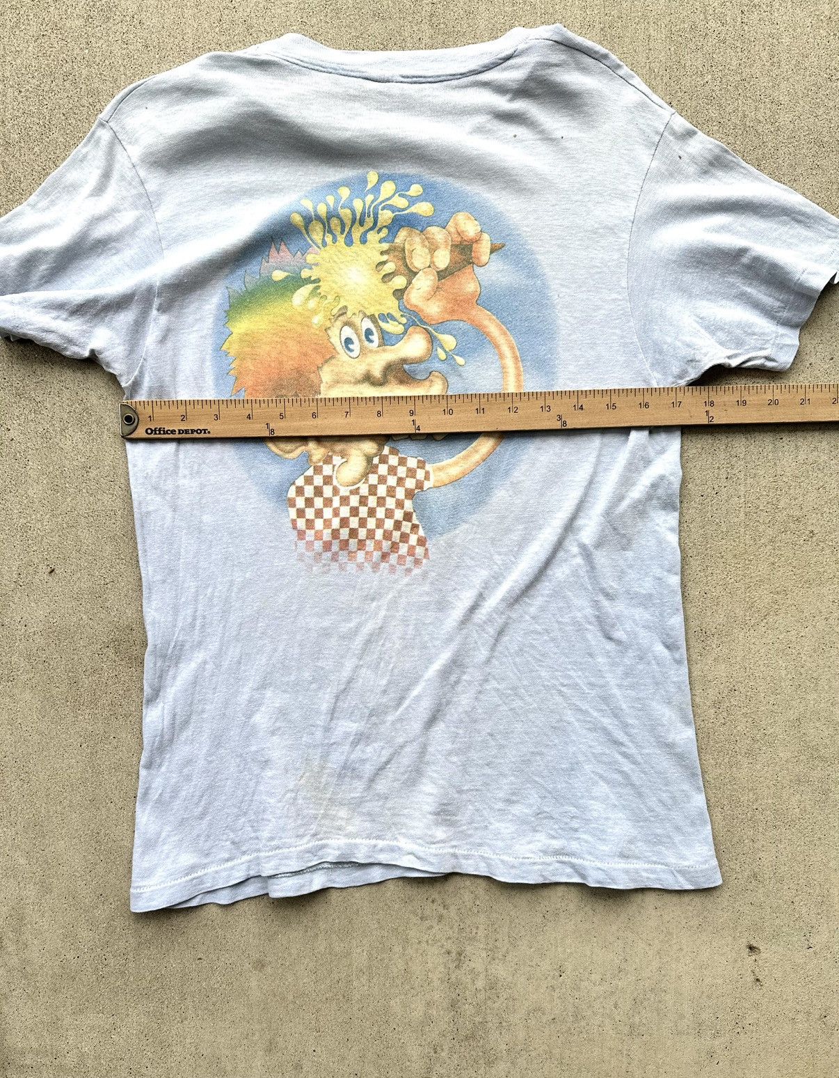 Grateful Dead × Vintage Vintage Grateful Dead Tee 1972 Euro Tour Ice Cream Hanes Size US S / EU 44-46 / 1 - 9 Thumbnail