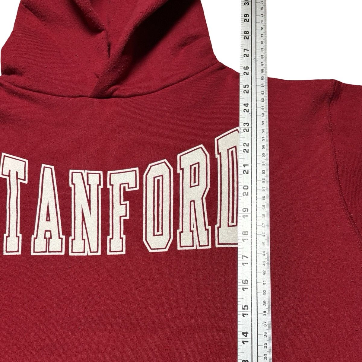 Russell Athletic Vintage Russell Athletics Stanford Hoodie Distressed USA L Size US L / EU 52-54 / 3 - 7 Thumbnail