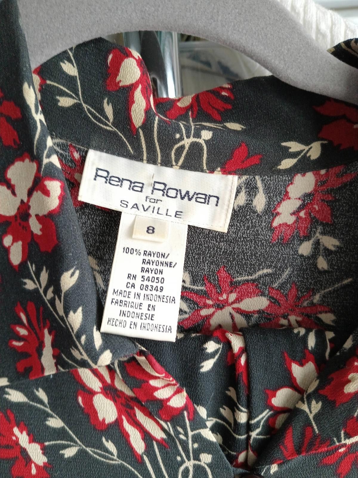 Designer Rena Rowan Floral 2-Piece Set - Size 8/10 Size ONE SIZE - 4 Thumbnail