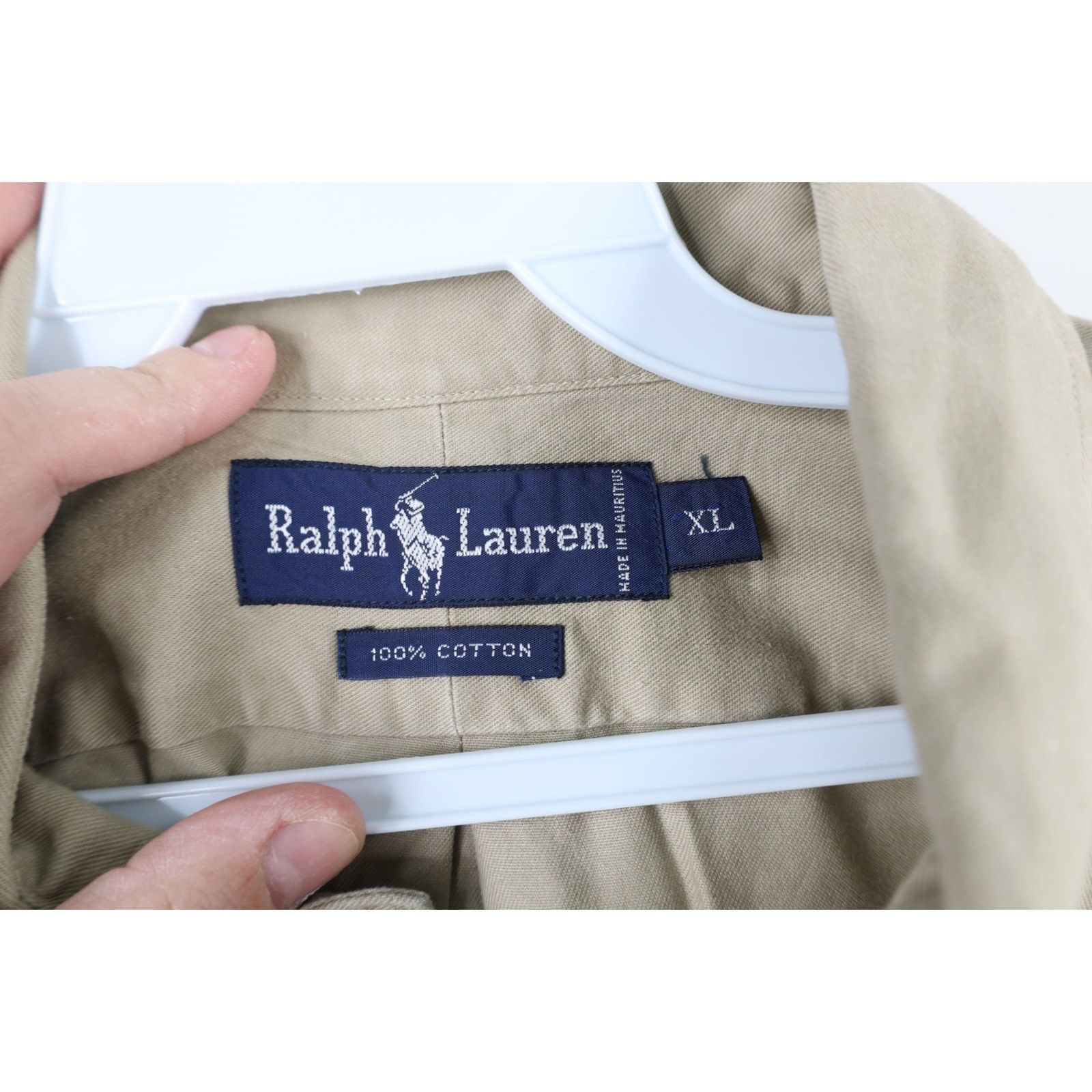 Polo Ralph Lauren Vintage 90s Ralph Lauren Faded Collared Button Shirt Size US XL / EU 56 / 4 - 4 Thumbnail
