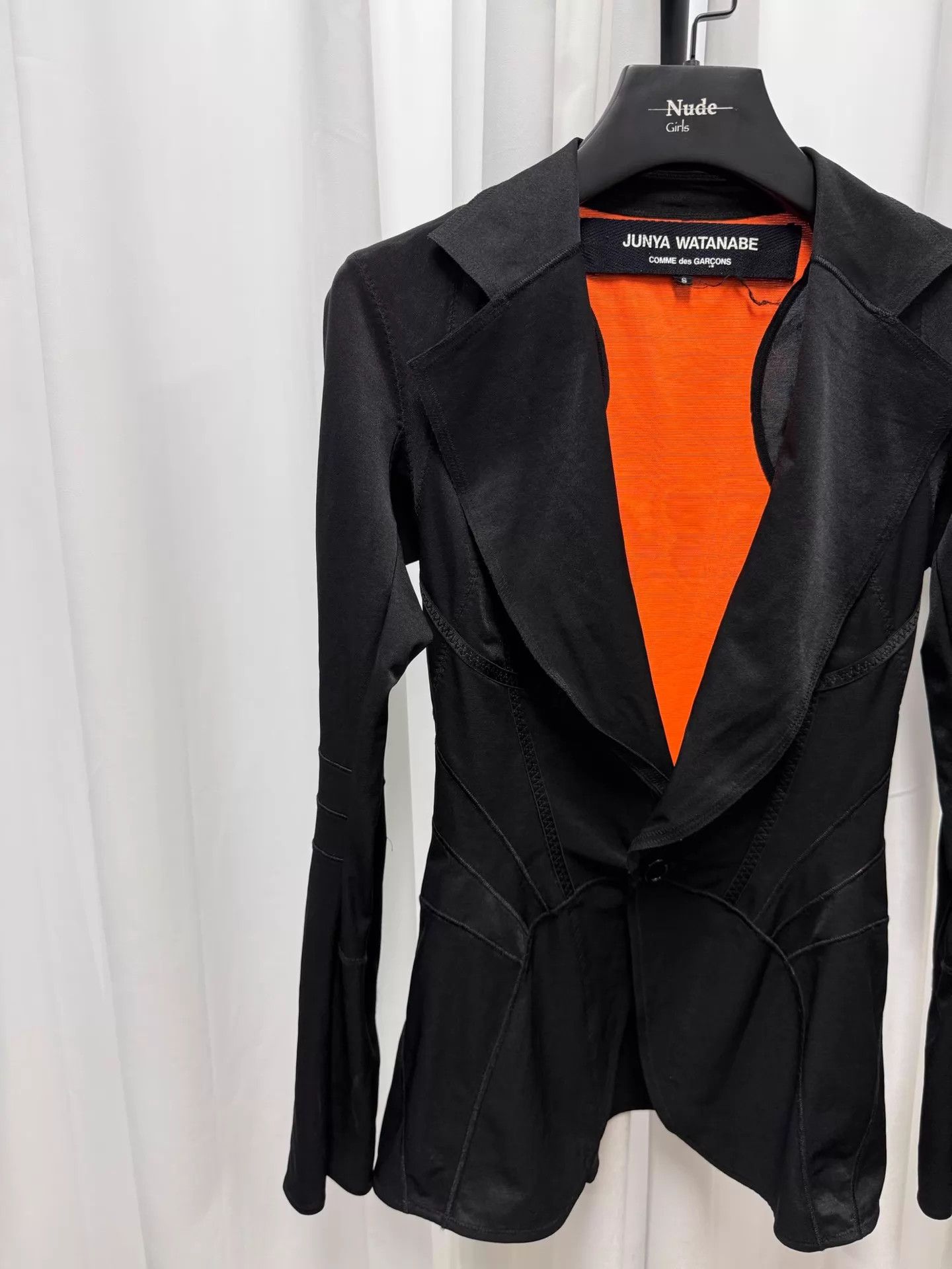 Junya Watanabe Junya Watanabe Comme des Garçons Black Slim Blazer S Size US S / EU 44-46 / 1 - 2 Thumbnail