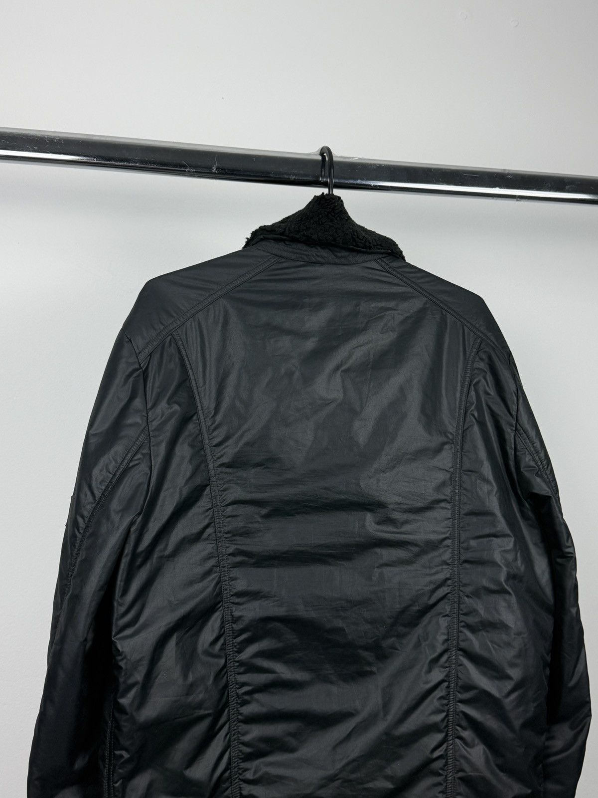 Veronique Branquinho Veronique Branquinho A/W2005 Black Nylon Patch Biker Jacket Size US M / EU 48-50 / 2 - 11 Thumbnail