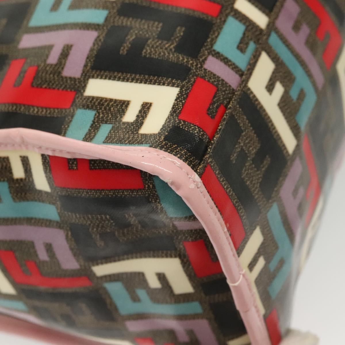 Fendi FENDI Zucca Canvas Tote Bag Coated Canvas Multicolor Size ONE SIZE - 9 Thumbnail