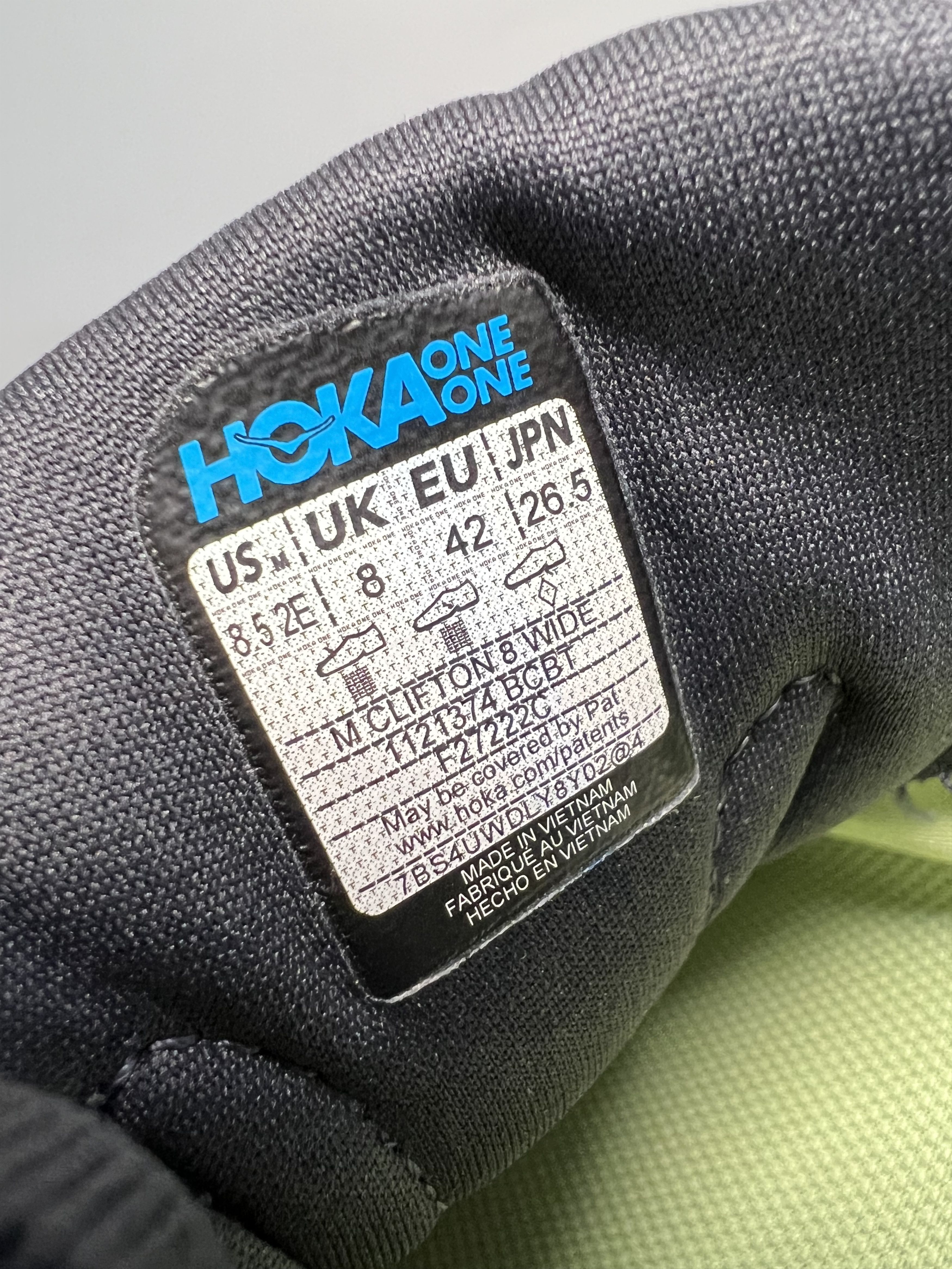 Hoka 8.5 EE Hoka One One Clifton 8 Wide Running Shoes Size US 8.5 / IT 38.5 - 9 Thumbnail