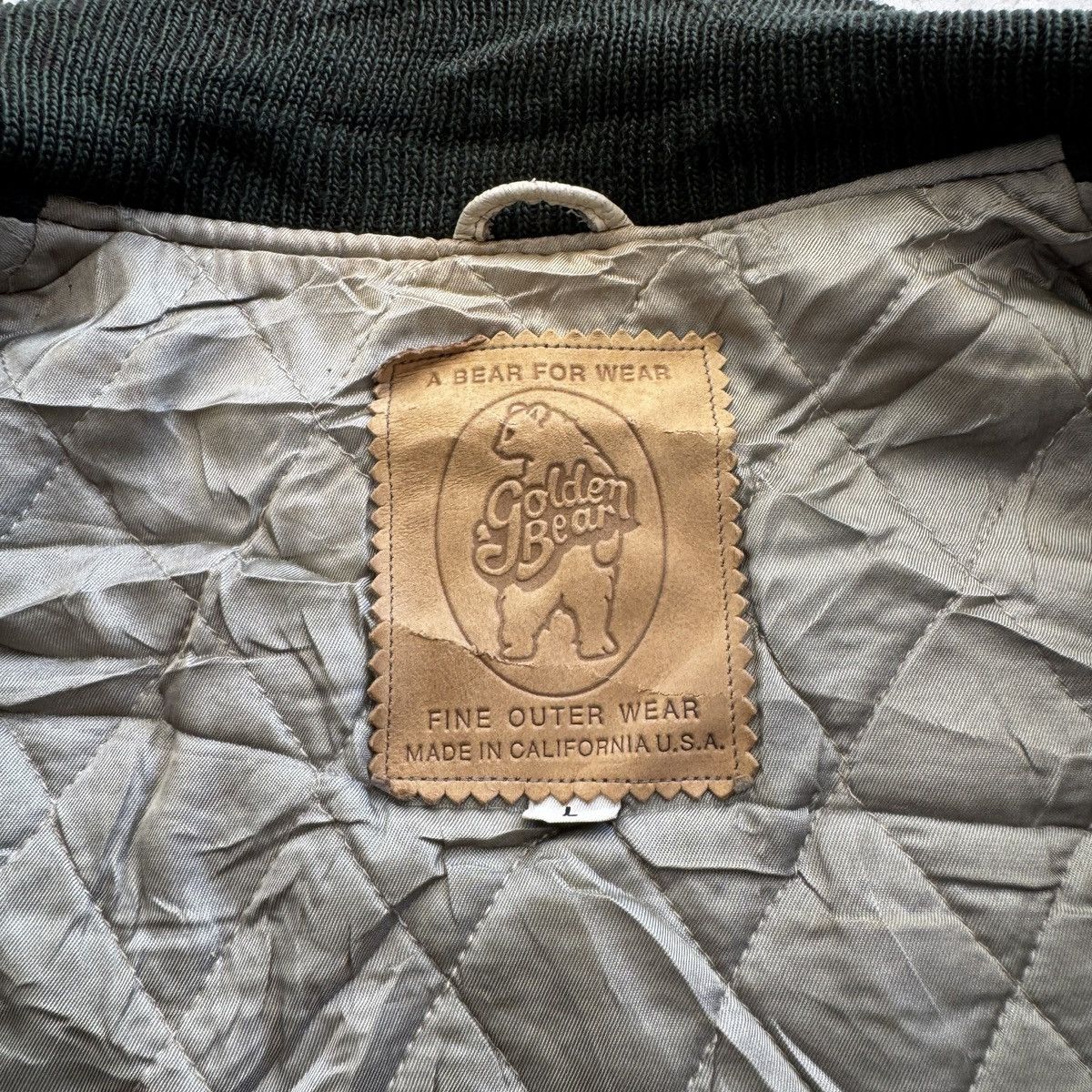 Golden Bear Vintage 90’s Golden Bear Varsity Jacket Wool Bomber Size US L / EU 52-54 / 3 - 18 Thumbnail