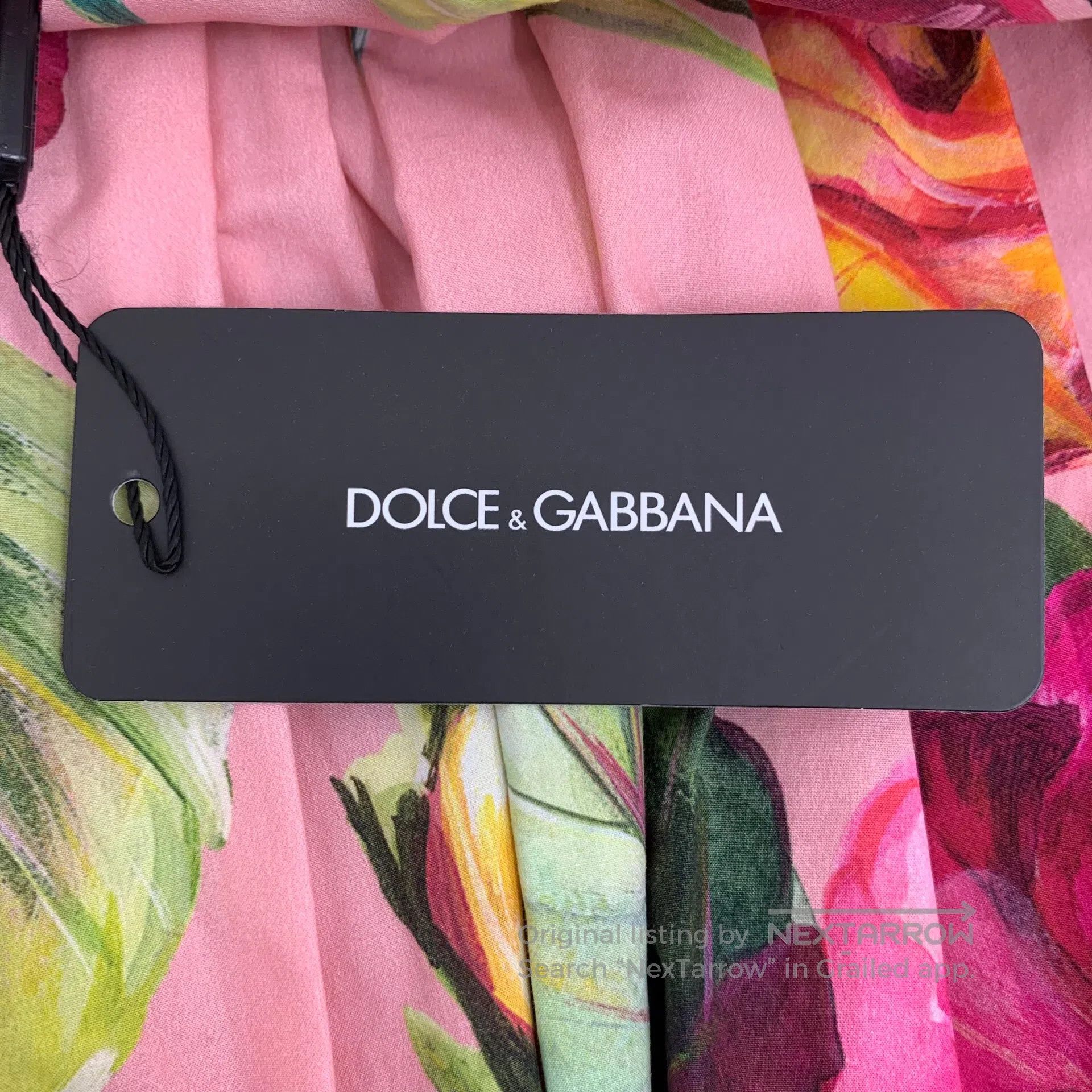 Dolce & Gabbana Dolce Gabbana Color block floral print cotton casual half Size 37" - 6 Thumbnail
