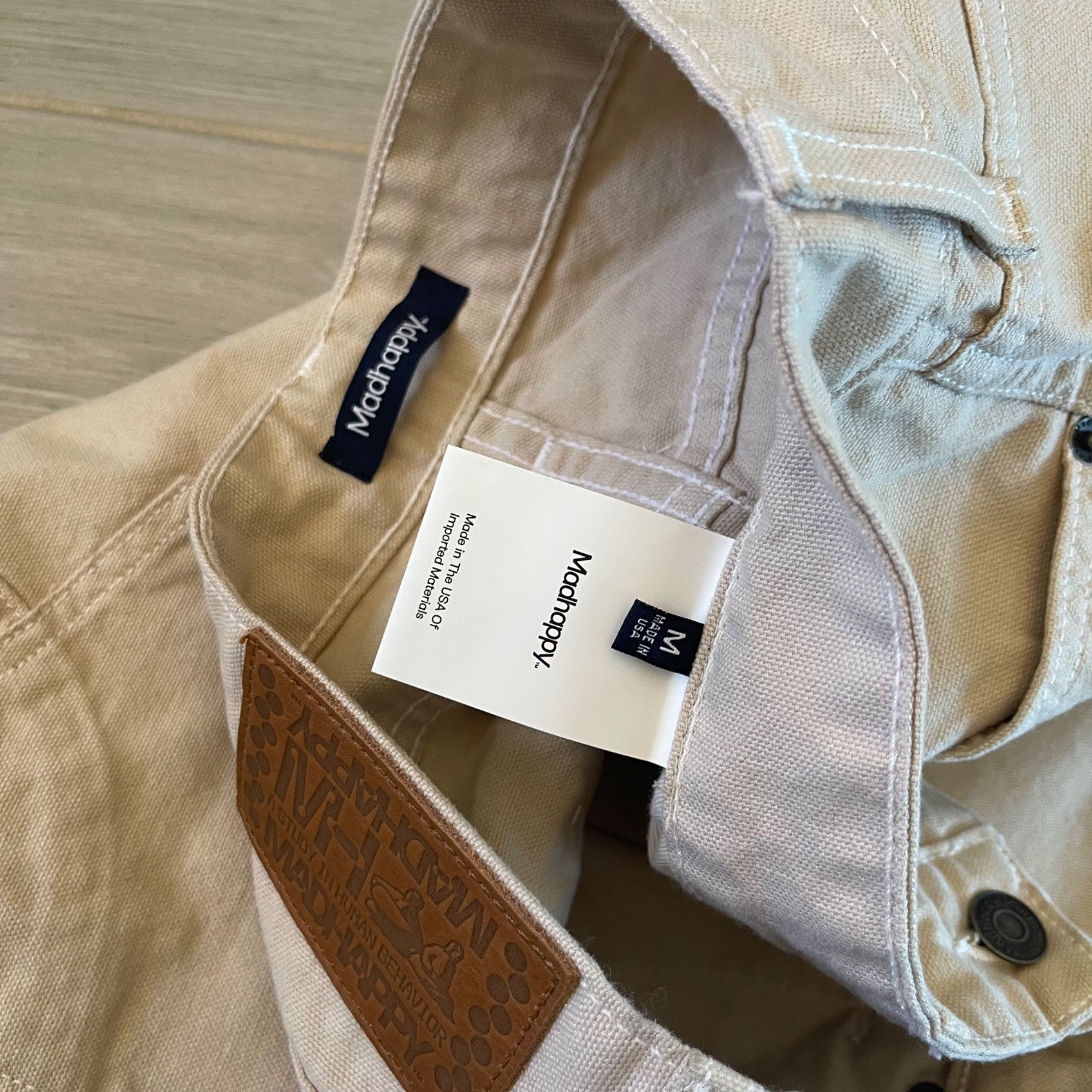 Madhappy NEW MADHAPPY HUMAN BEHAVIOR KHAKI PANTS SZ MEDIUM Size US 32 / EU 48 - 6 Thumbnail