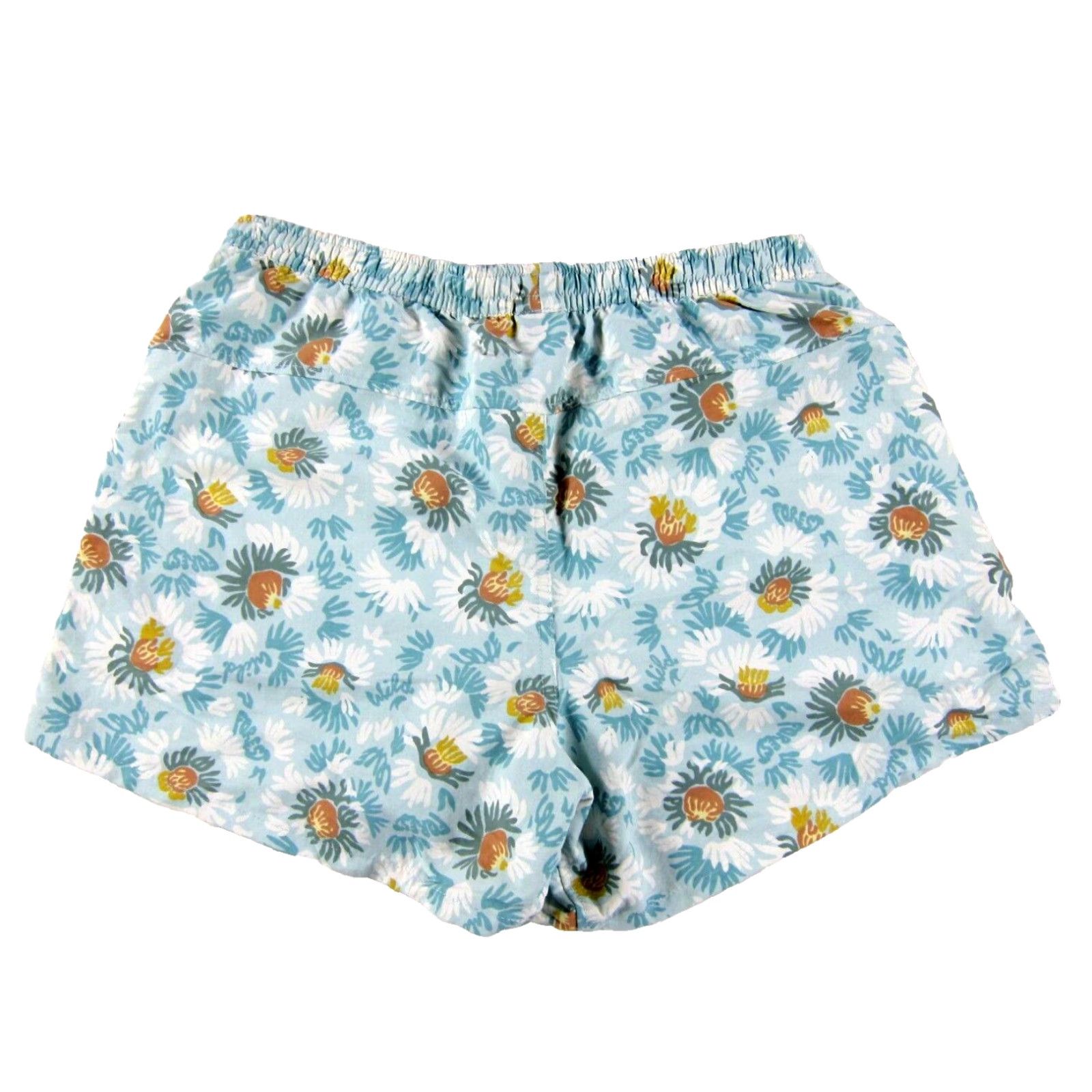 Patagonia Patagonia Nylon Blue White Orange Yellow Floral Run Workout Gym Short Woman M Size 32" / US 10 / IT 46 - 2 Thumbnail
