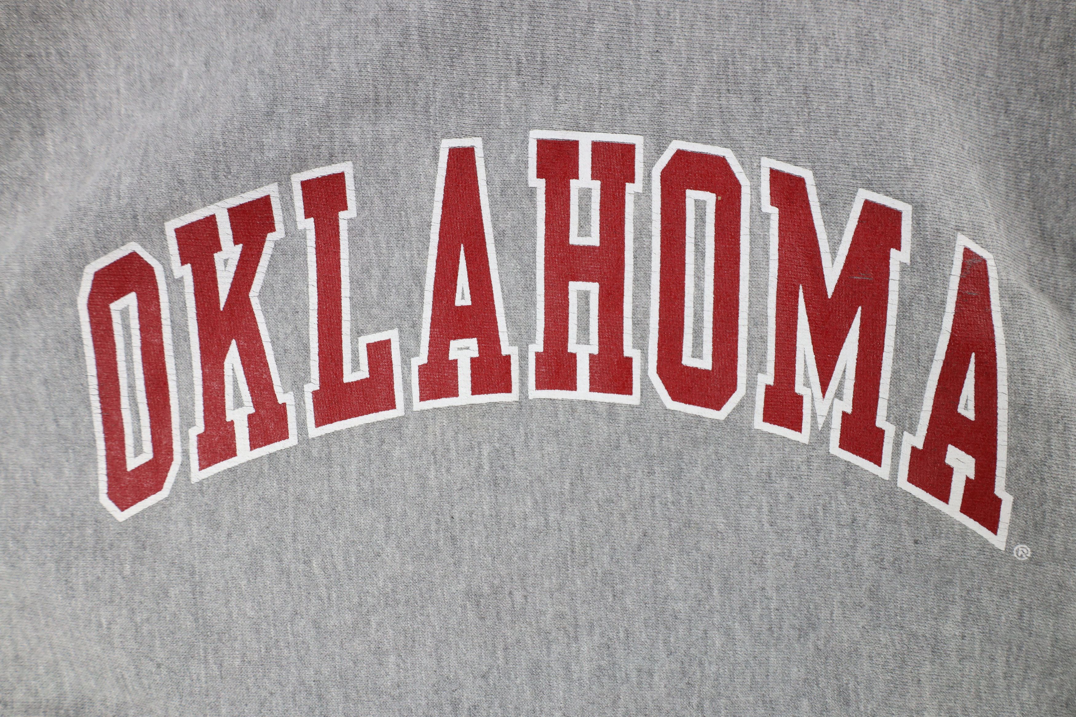 Vintage Vintage 90s Oklahoma University Heavyweight Sweatshirt Size US XS / EU 42 / 0 - 4 Thumbnail