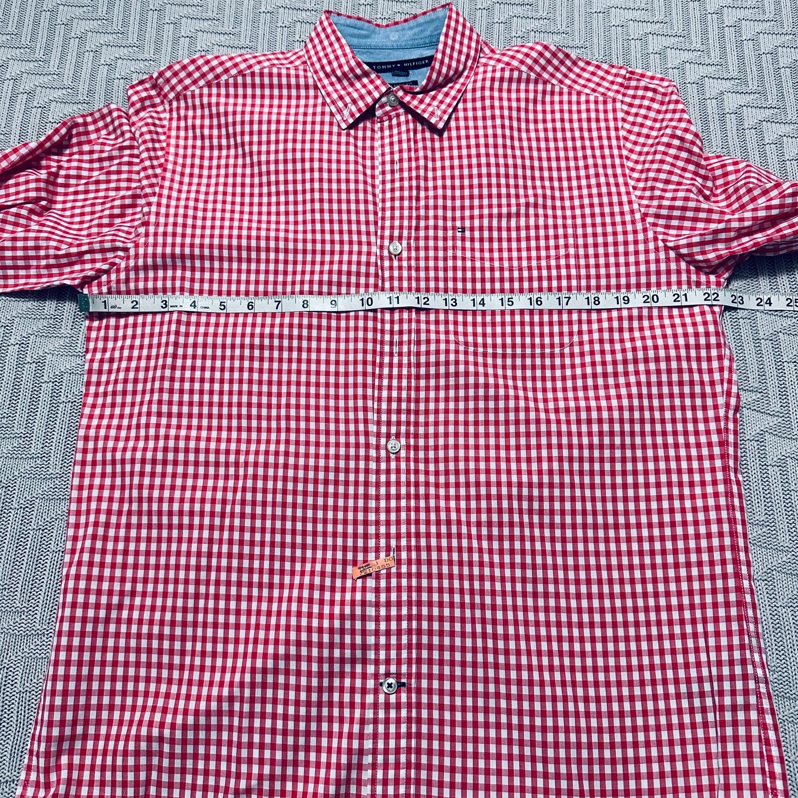 Tommy Hilfiger Tommy Hilfiger red gingham plaid classic fit button down Size US M / EU 48-50 / 2 - 6 Thumbnail