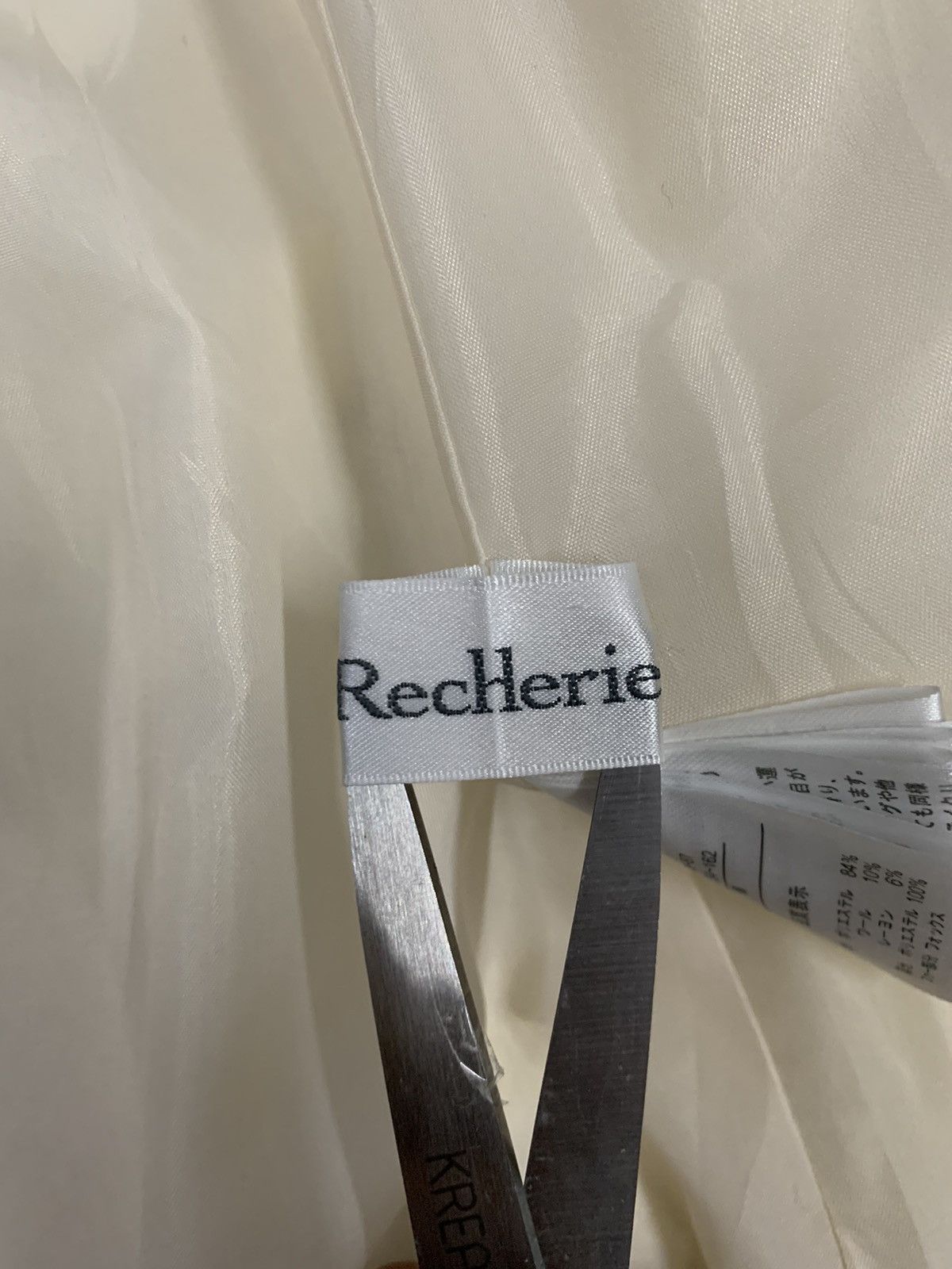 Japanese Brand Japanese Recherie White Cream Fox Fur Hooded Coat Jacket Size M / US 6-8 / IT 42-44 - 17 Thumbnail