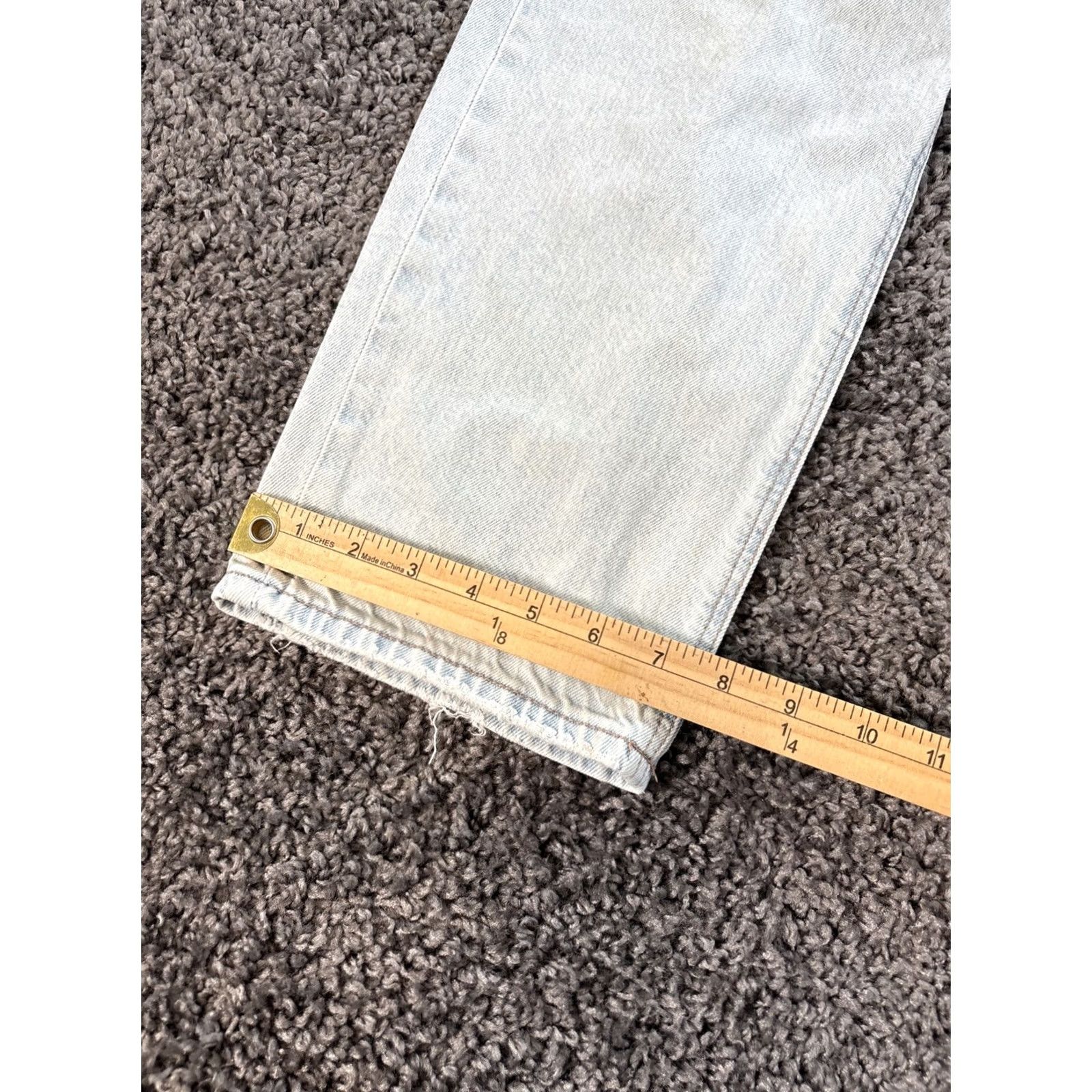 American Eagle Outfitters VINTAGE American Eagle Outfitters Jeans 8 Blue 90s Baggy Wide-Leg High Rise Denim Women Size 30" / US 8 / IT 44 - 3 Thumbnail