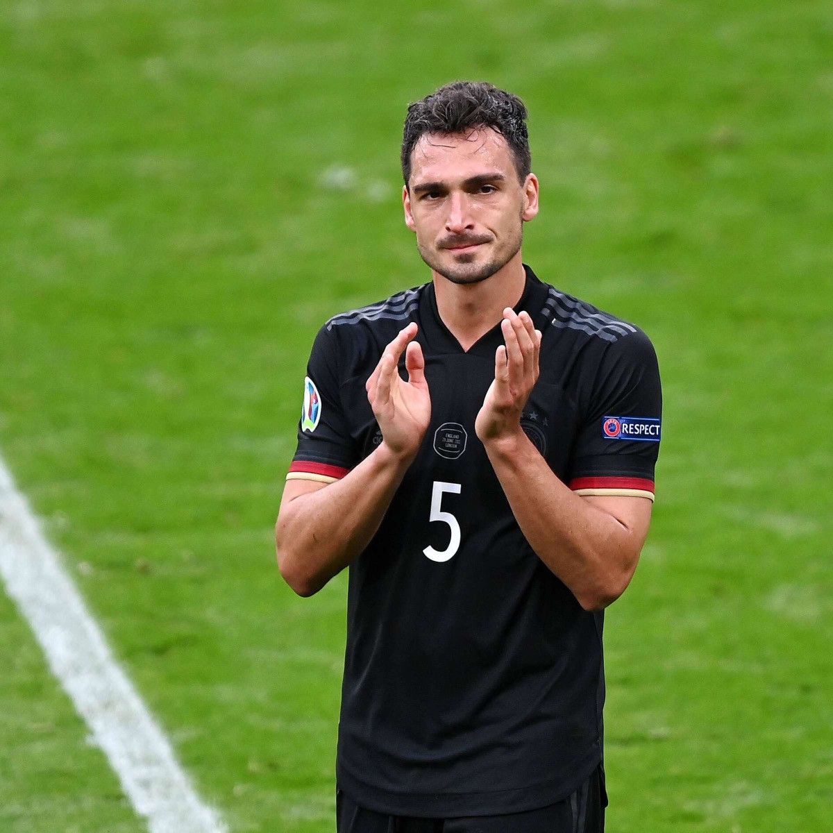 Adidas GERMANY ADIDAS 2020 EURO FOOTBALL AWAY JERSEY #5 HUMMELS Size US M / EU 48-50 / 2 - 10 Thumbnail