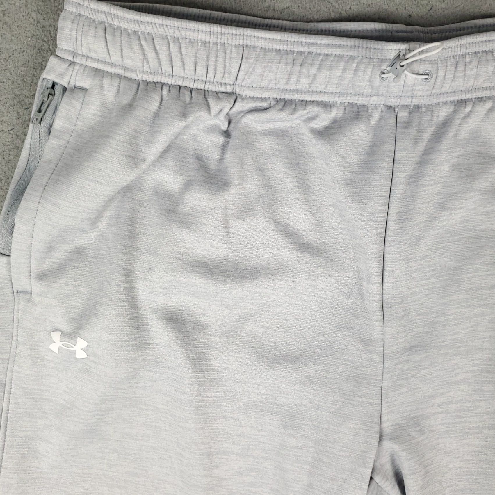 Under Armour Under Armour Pants Mens 2XL Gray Jogger Tapered Sweatpants Pockets Adjustable Waist Regular Fit Sports Modern Men Size US 39 - 2 Thumbnail