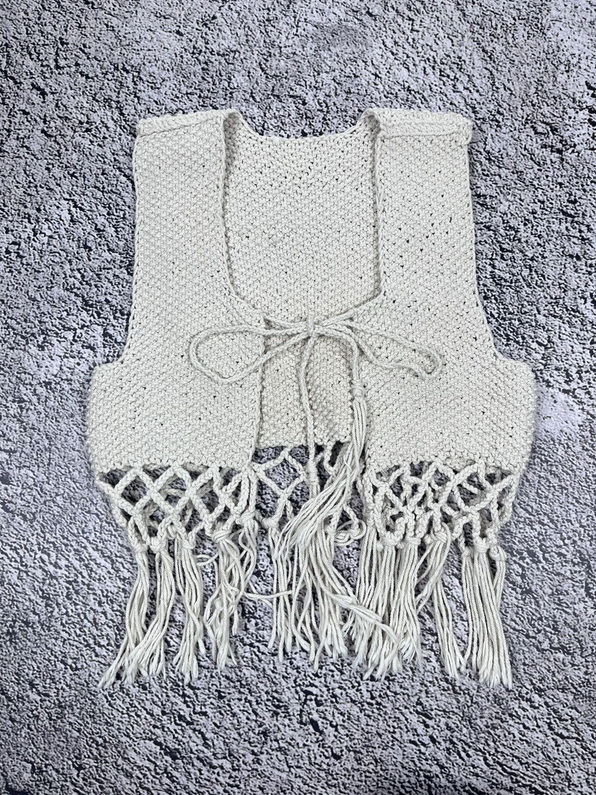 Japanese Brand Vintage Heavy Knitted Western Vest rare size S Size S / US 4 / IT 40 - 1 Thumbnail