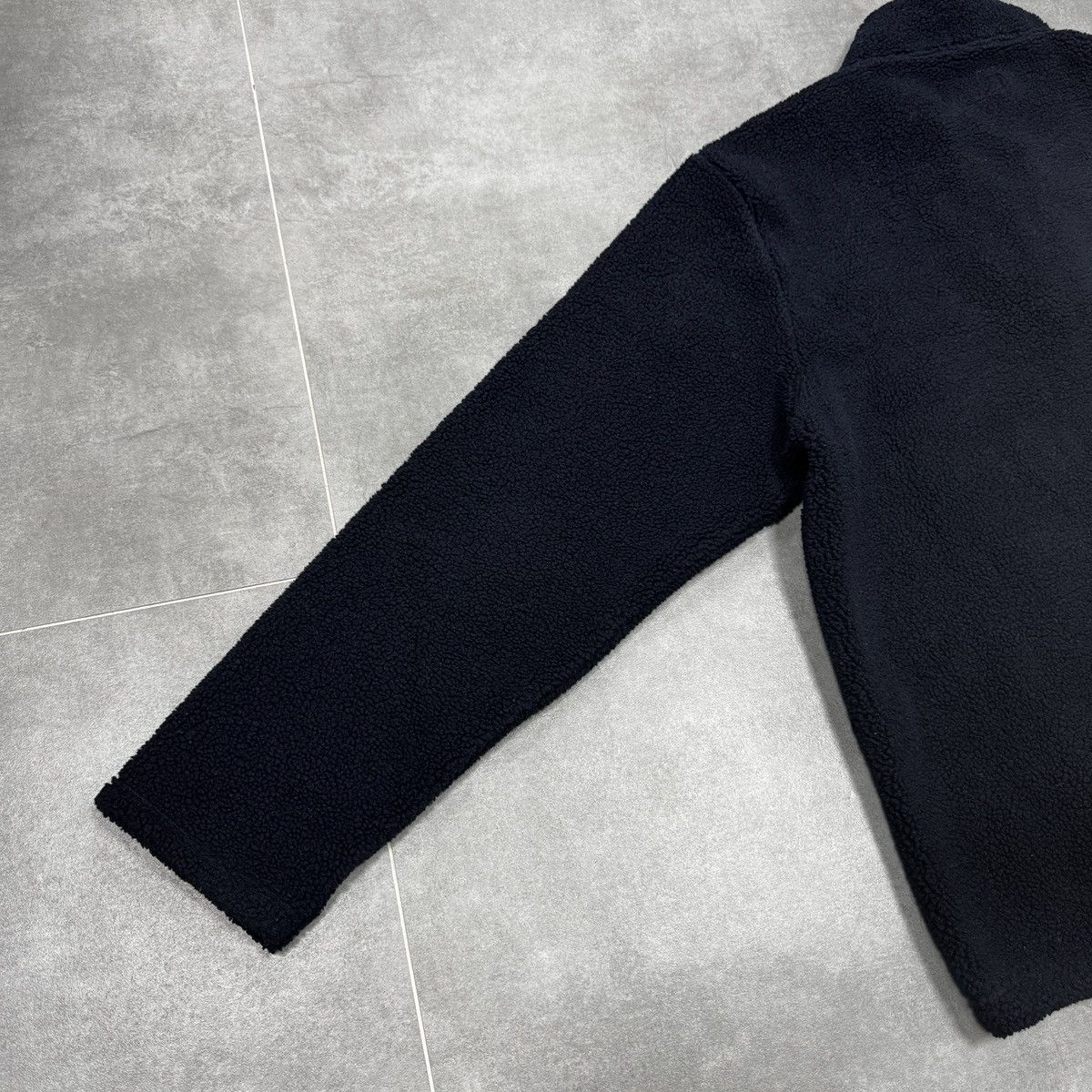 Yves Saint Laurent Rare Yves Saint Laurent YSL 1/3 Zip Fleece Jacket Navy Blue Size US XL / EU 56 / 4 - 15 Thumbnail