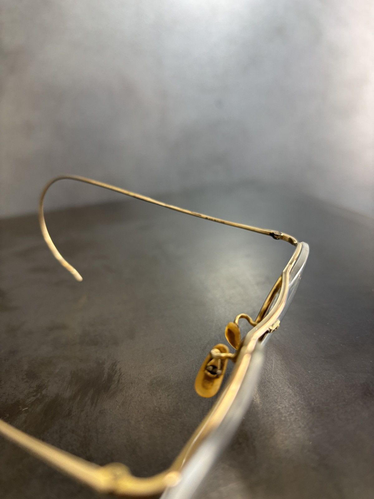 Bausch & Lomb Antique B&L Eyeglasses 1930s Bausch GoldFill HalfRim Frames Size ONE SIZE - 12 Thumbnail