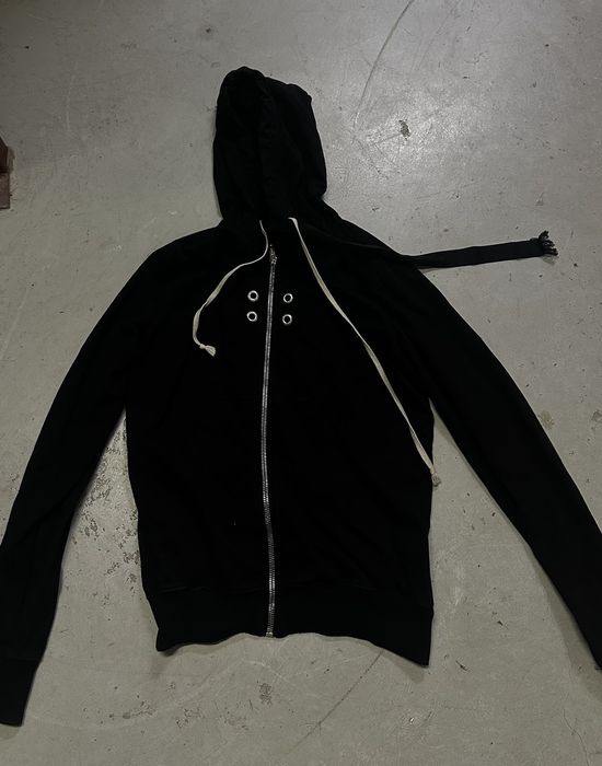 Rick Owens Rick Owen Gimp eyelet Hoodie | Grailed