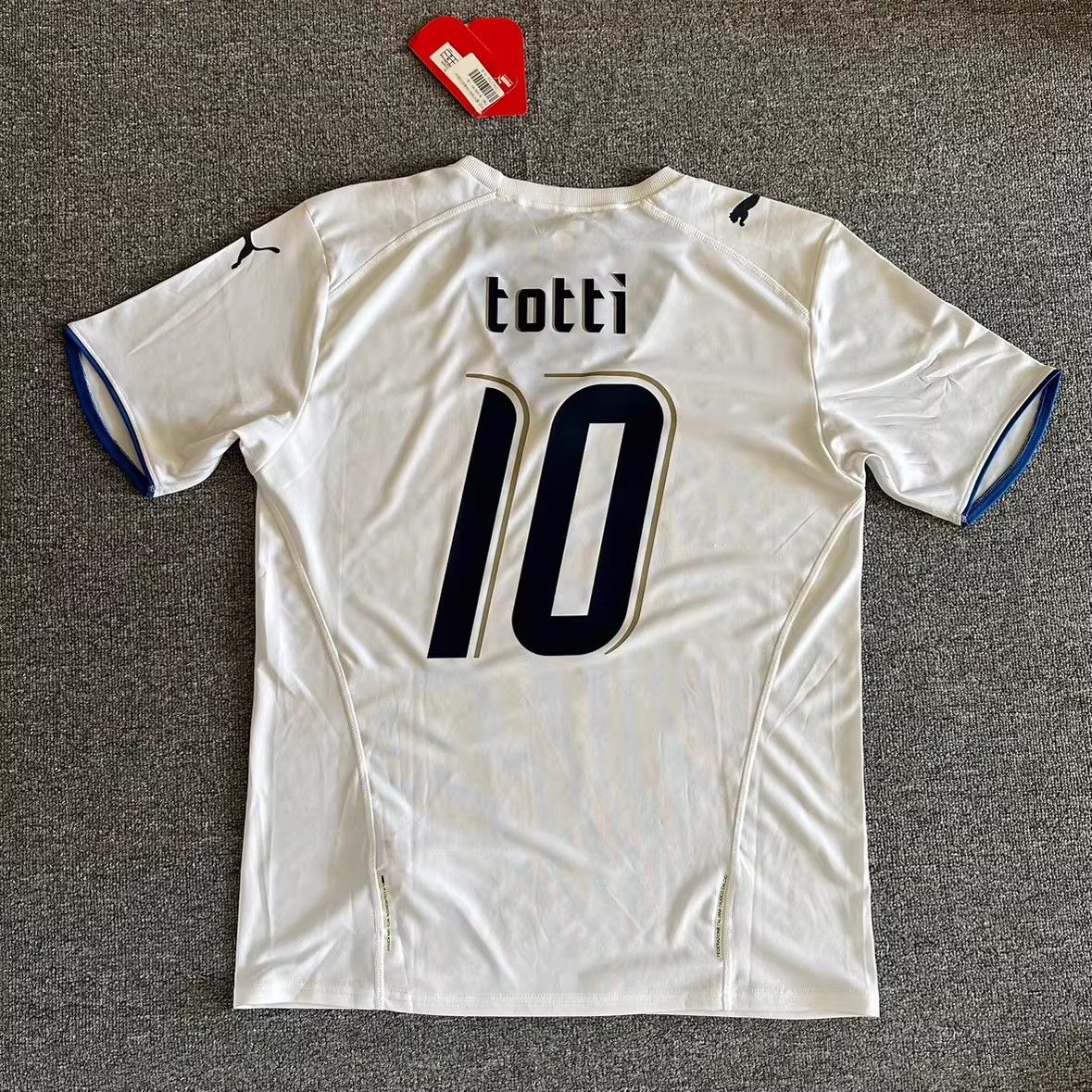 Other 2006 Italy #10 Totti Jersey Away Size US XL / EU 56 / 4 - 2 Thumbnail