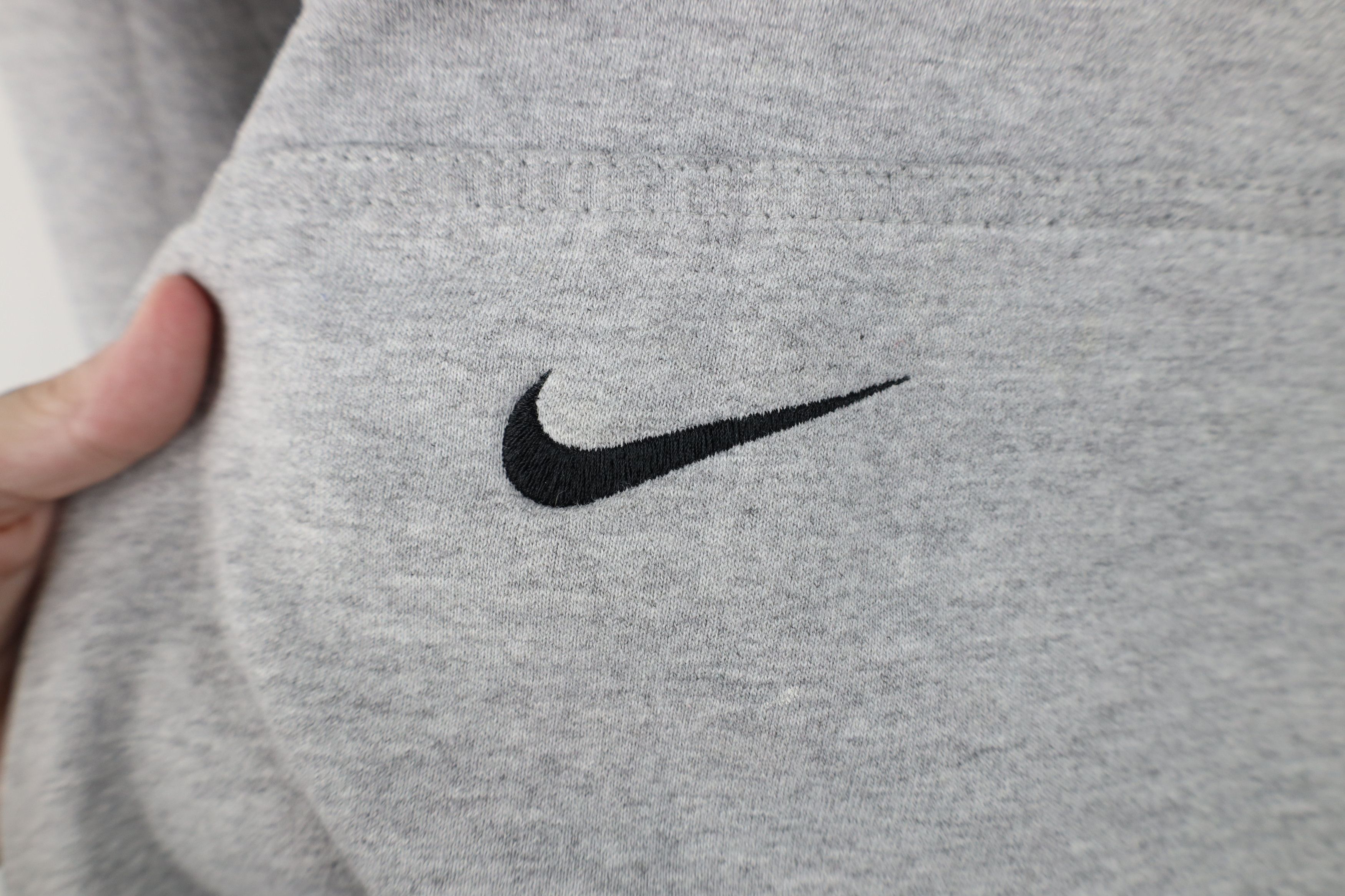 Nike Vintage Nike Center Swoosh Irish Hoodie Sweatshirt Gray Size US L / EU 52-54 / 3 - 5 Thumbnail