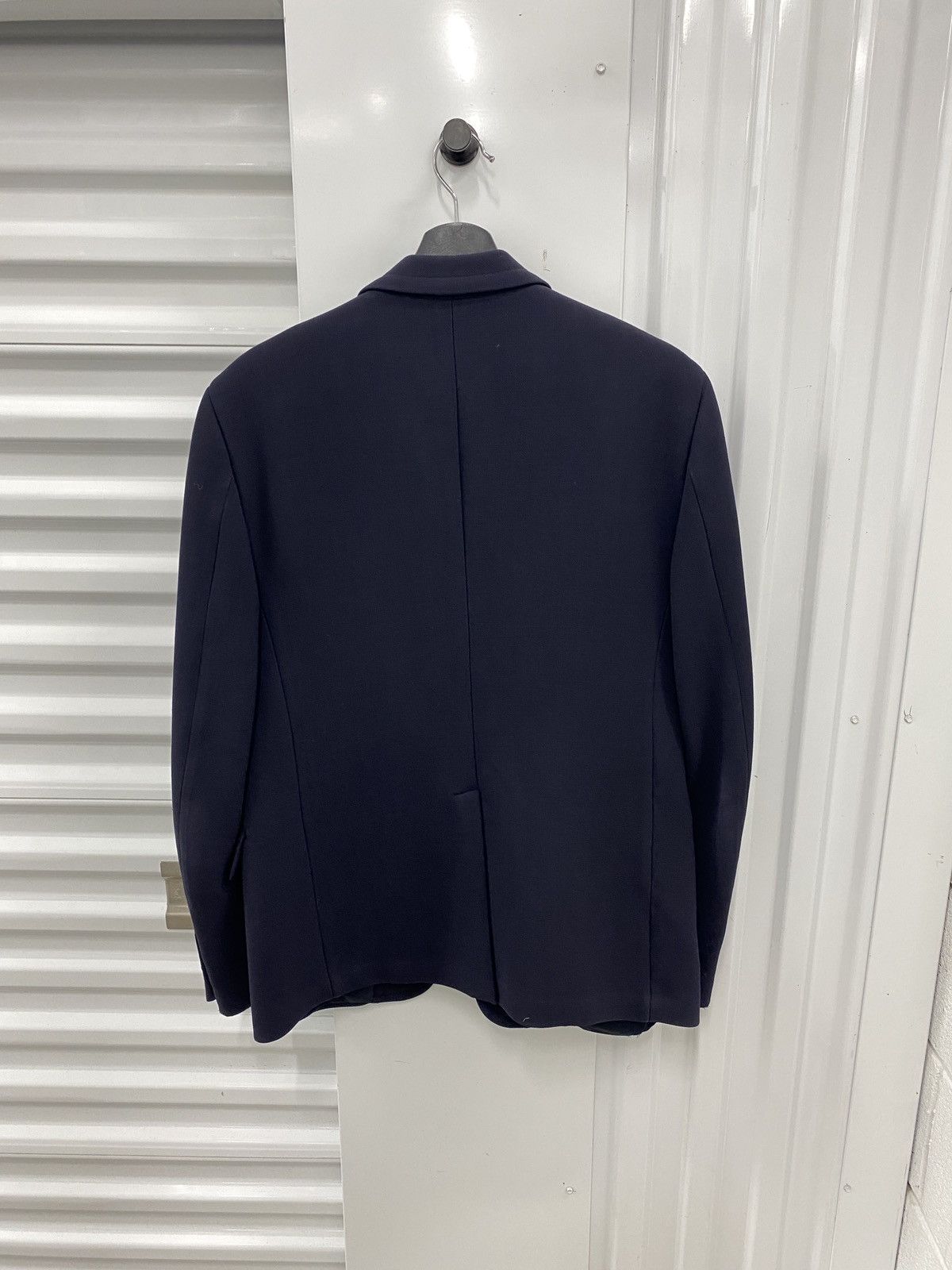 Prada Prada Navy Heavy Blazer Size 42R - 2 Thumbnail