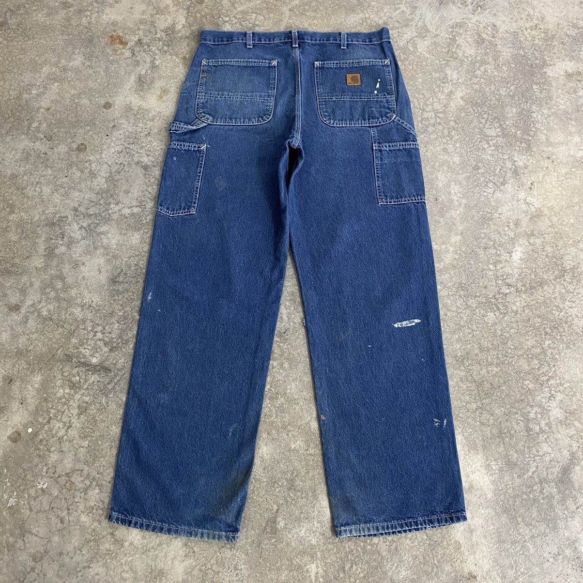 Carhartt Vintage Carhartt Splatter Painter Workwear Denim Jeans Size US 36 / EU 52 - 15 Thumbnail