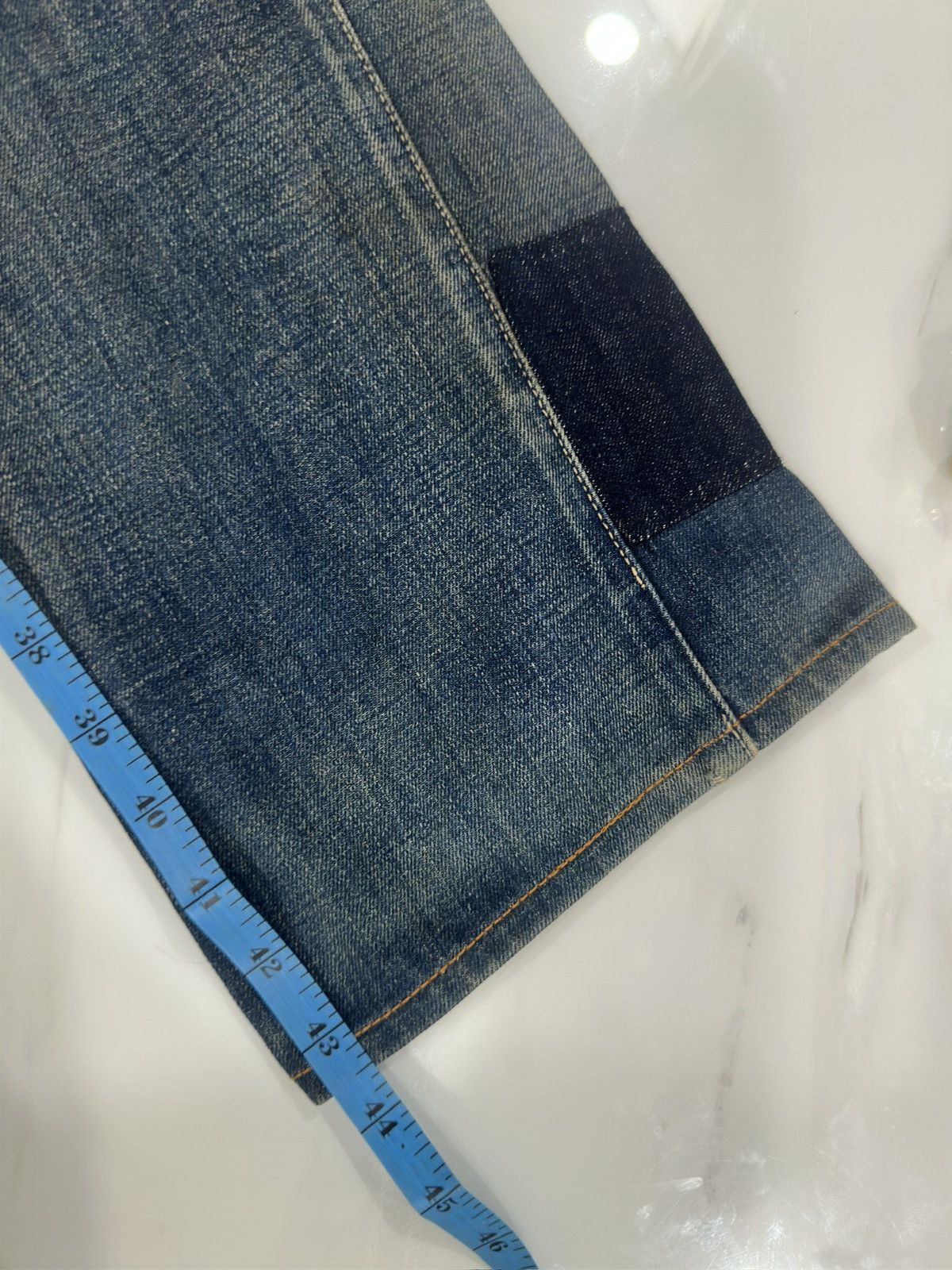 Levi's × Levi's Vintage Clothing Vintage Levis Redline Selvedge Custom Repaired Sashiko Boro Size US 30 / EU 46 - 25 Thumbnail