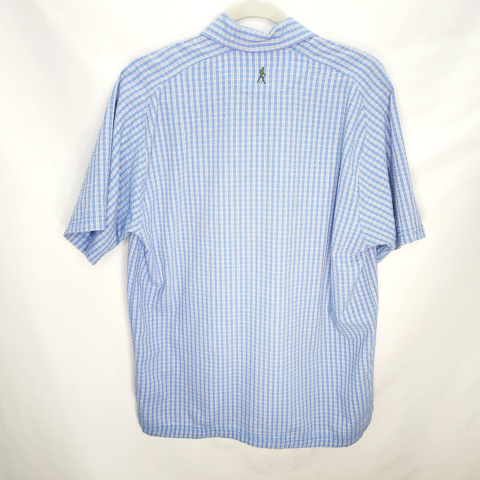 Royal Robbins Royal Robbins Blue Men's Button Front Short Sleeve Shirt Size US M / EU 48-50 / 2 - 2 Thumbnail