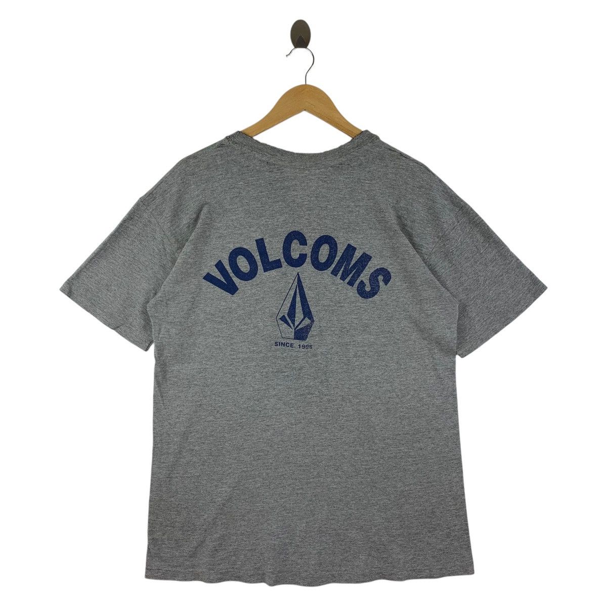 Vintage VANS x VOLCOM skate Big logo printed tee