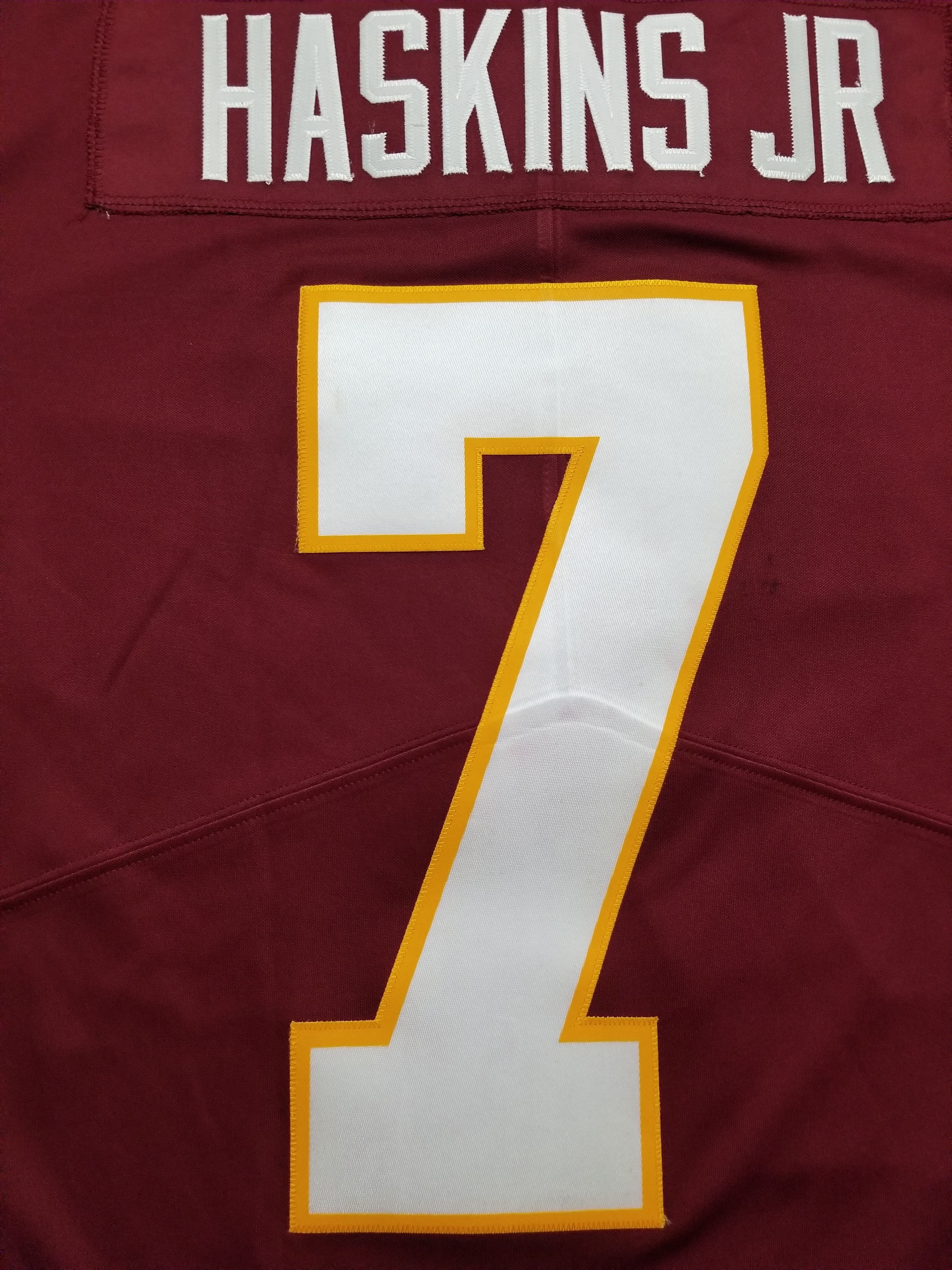 Nike Dwayne Haskins #7 Washington Redskins Limited Sewn Jersey Size US L / EU 52-54 / 3 - 12 Thumbnail