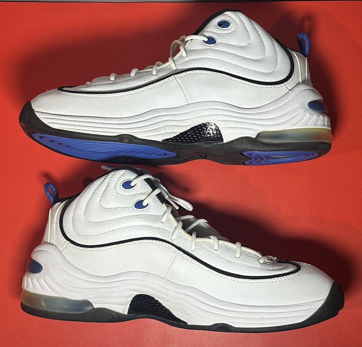 Nike Size 10.5 - Nike Air Penny 2 White Varsity Royal Size US 10.5 / EU 43-44 - 3 Thumbnail
