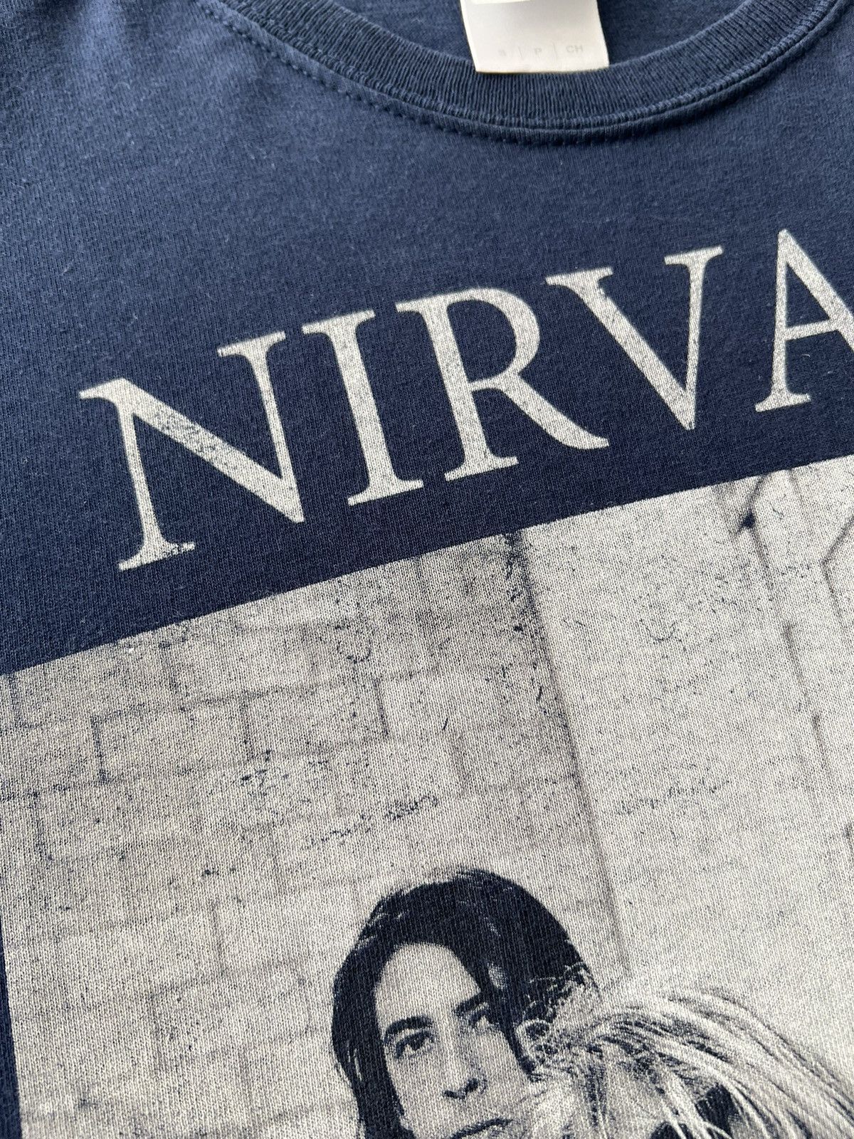 Band Tees Vintage 2013 Nirvana Grunge Rock Band Navy T-shirt Size US S / EU 44-46 / 1 - 5 Thumbnail