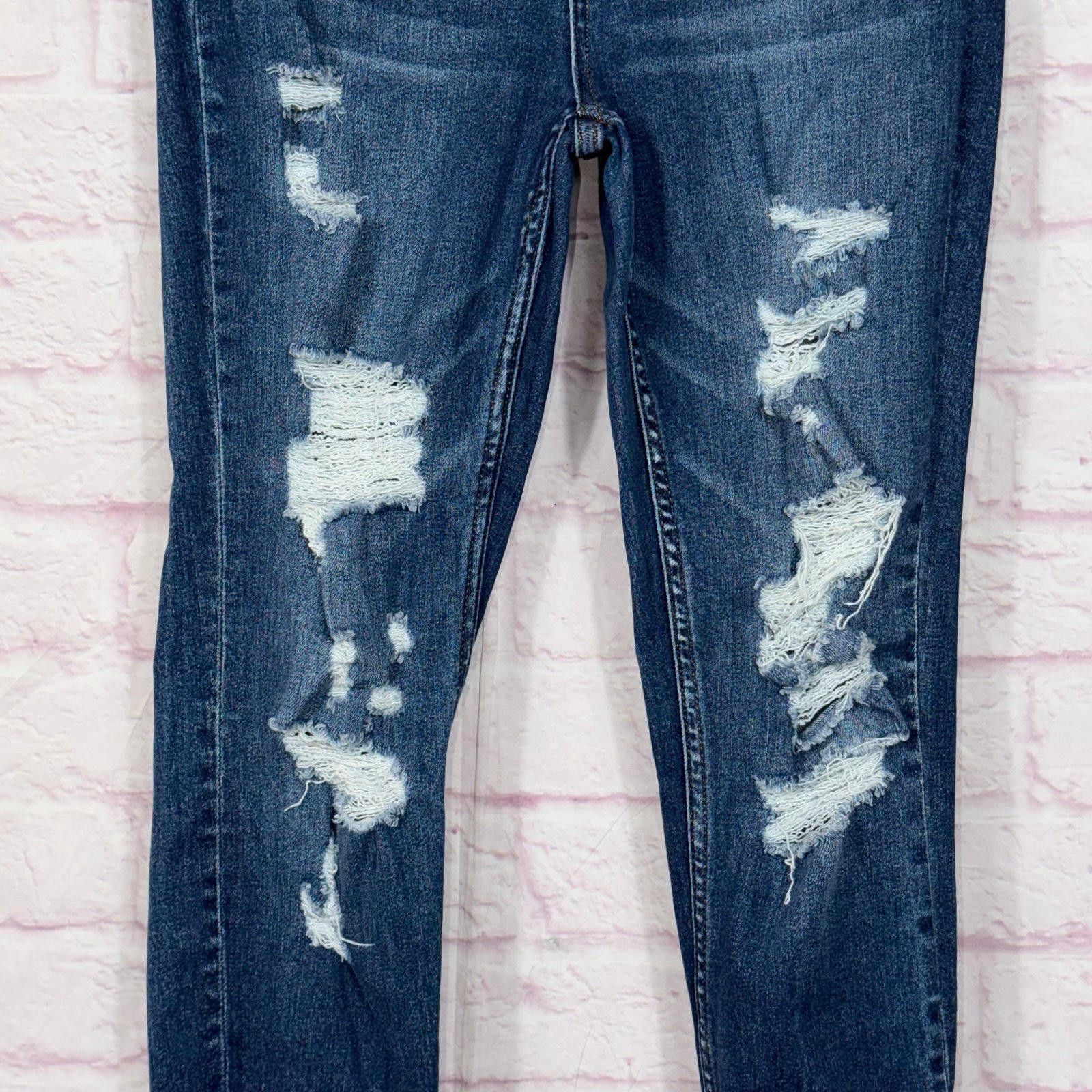 Other Vervet Blue Size 29 Distressed Skinny Jeans Size 29" - 2 Thumbnail