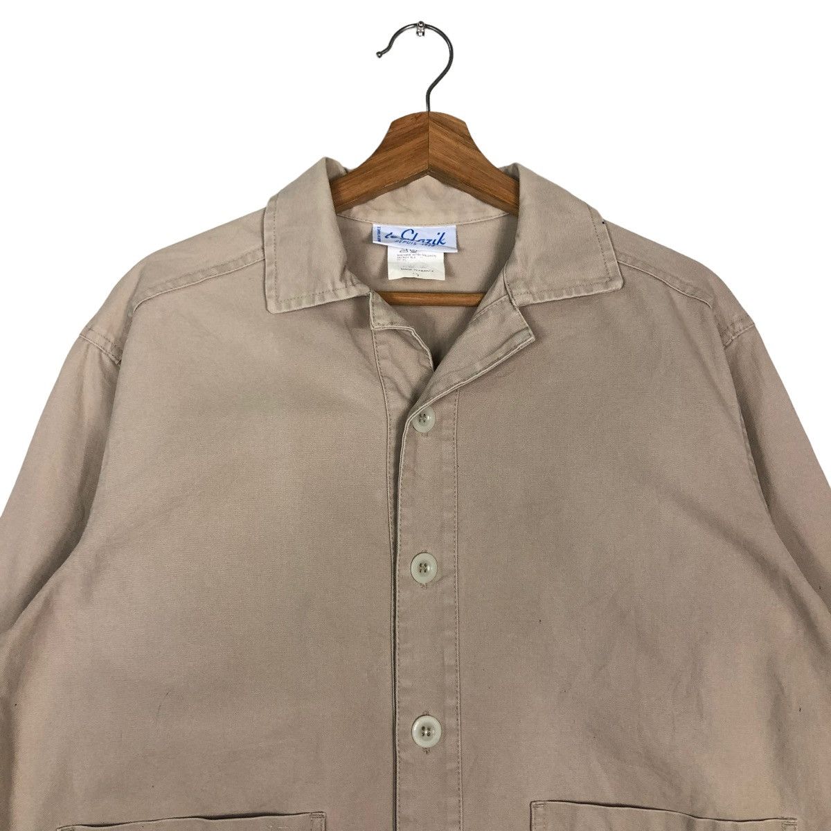 Japanese Brand 🔥Cropped Chore Biker Jacket Le Glazik France Issey Miyake Size US M / EU 48-50 / 2 - 3 Thumbnail