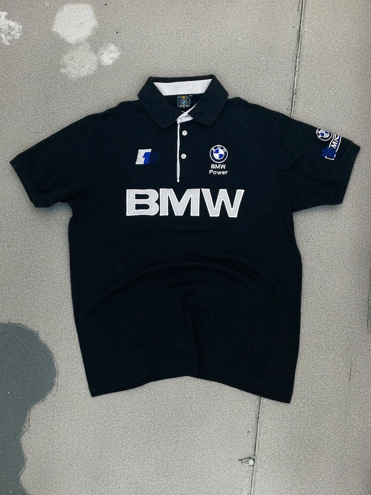 BMW Vintage BMW power racing team polo tee tshirt XL y2k drip Size US XL / EU 56 / 4 - 1 Thumbnail