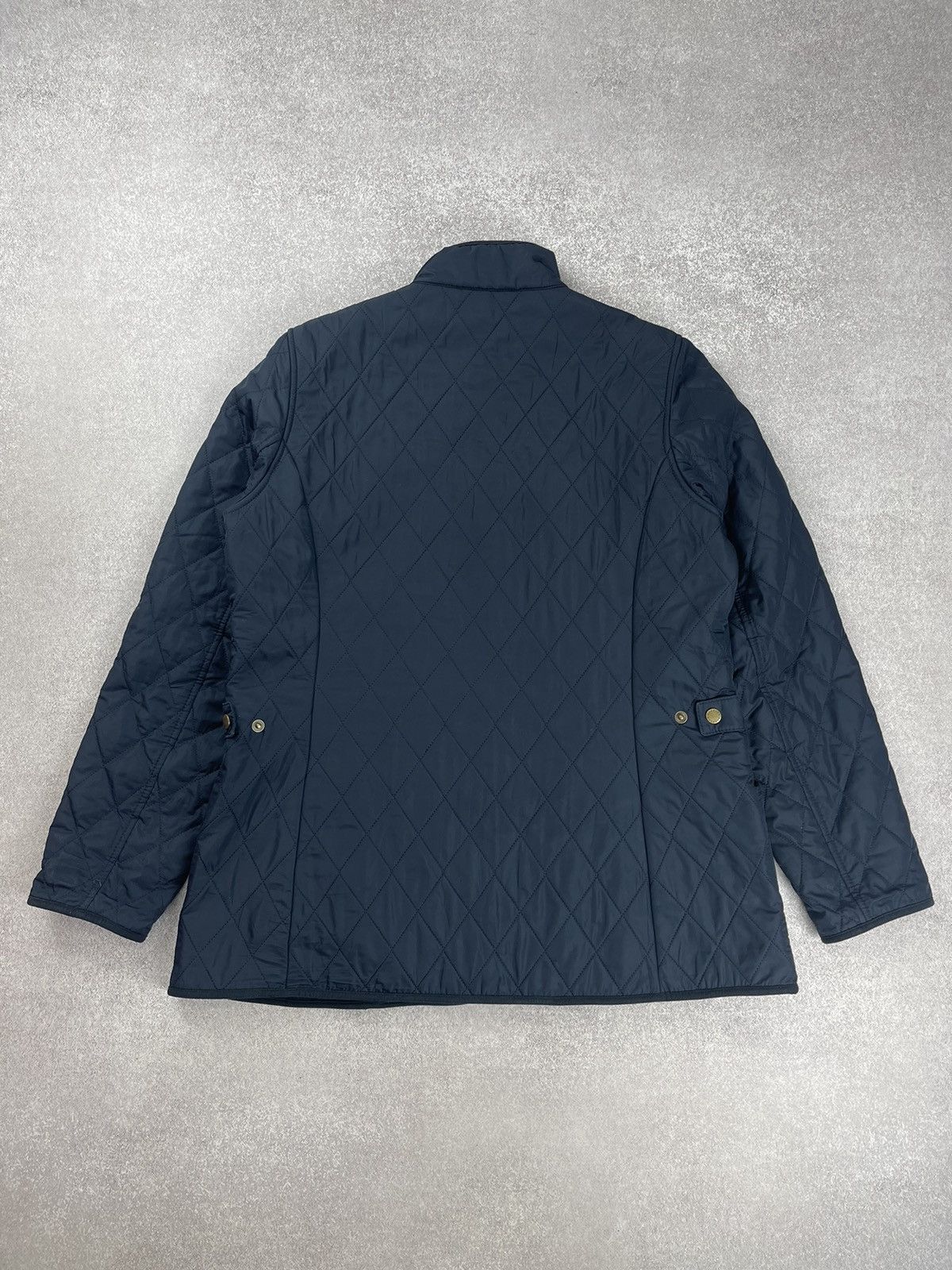 Barbour Women’s Barbour Combe Polarquilt Navy Jacket Size UK 16 Size XL / US 12-14 / IT 48-50 - 9 Thumbnail