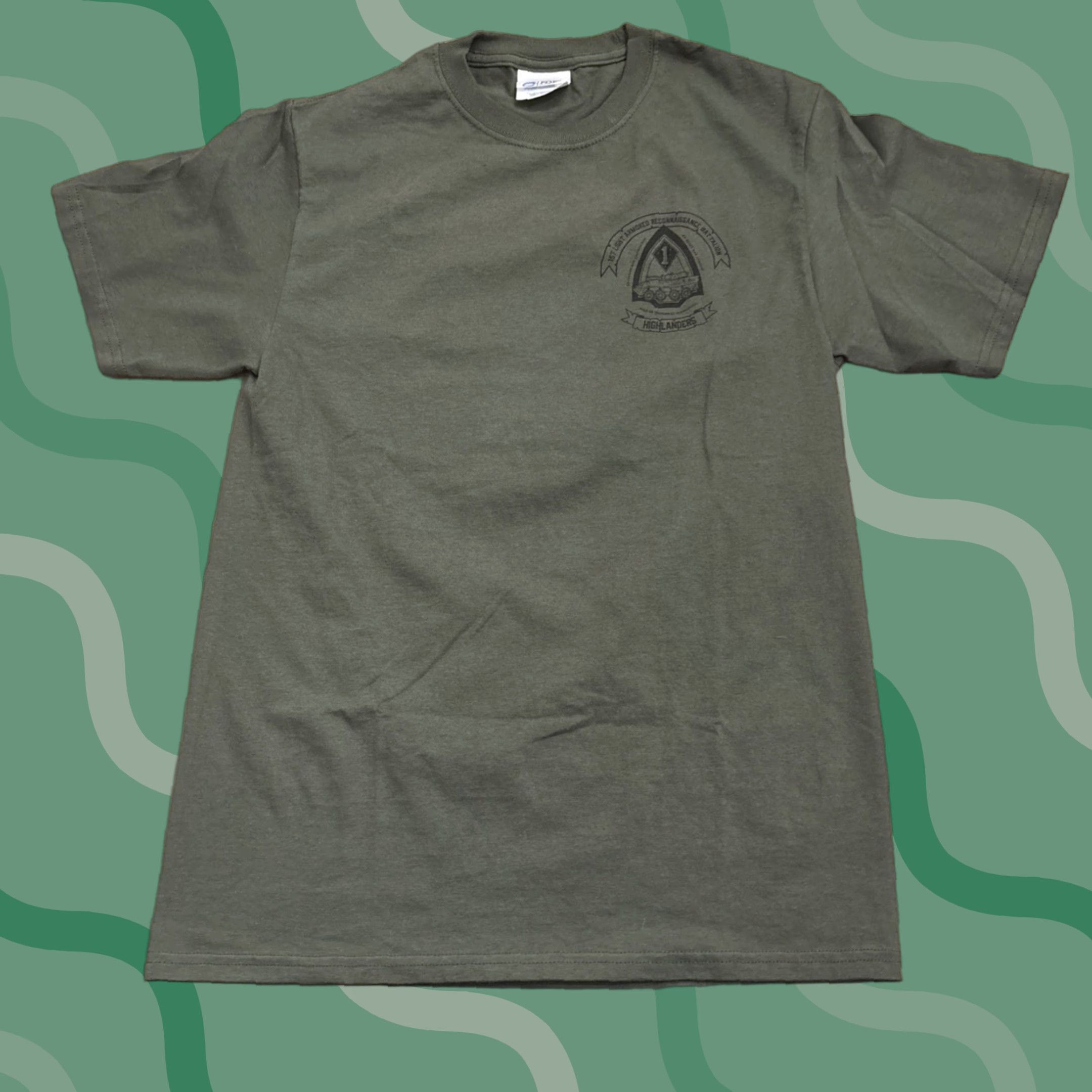 Port & Company VTG Highlanders T Shirt Green 1st Light Armored Reconnaissance Sz S Short Sleeve Port & Company Military Men Regular Size S Size US S / EU 44-46 / 1 - 1 Thumbnail