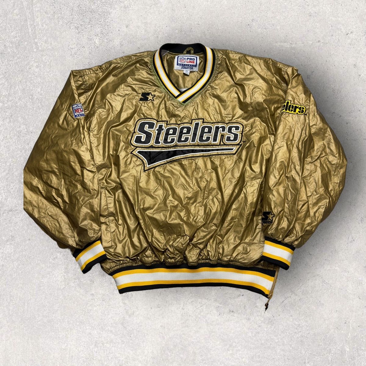 NFL × Starter × Vintage Vintage Pittsburgh Steelers windbreaker Size US XL / EU 56 / 4 - 1 Thumbnail