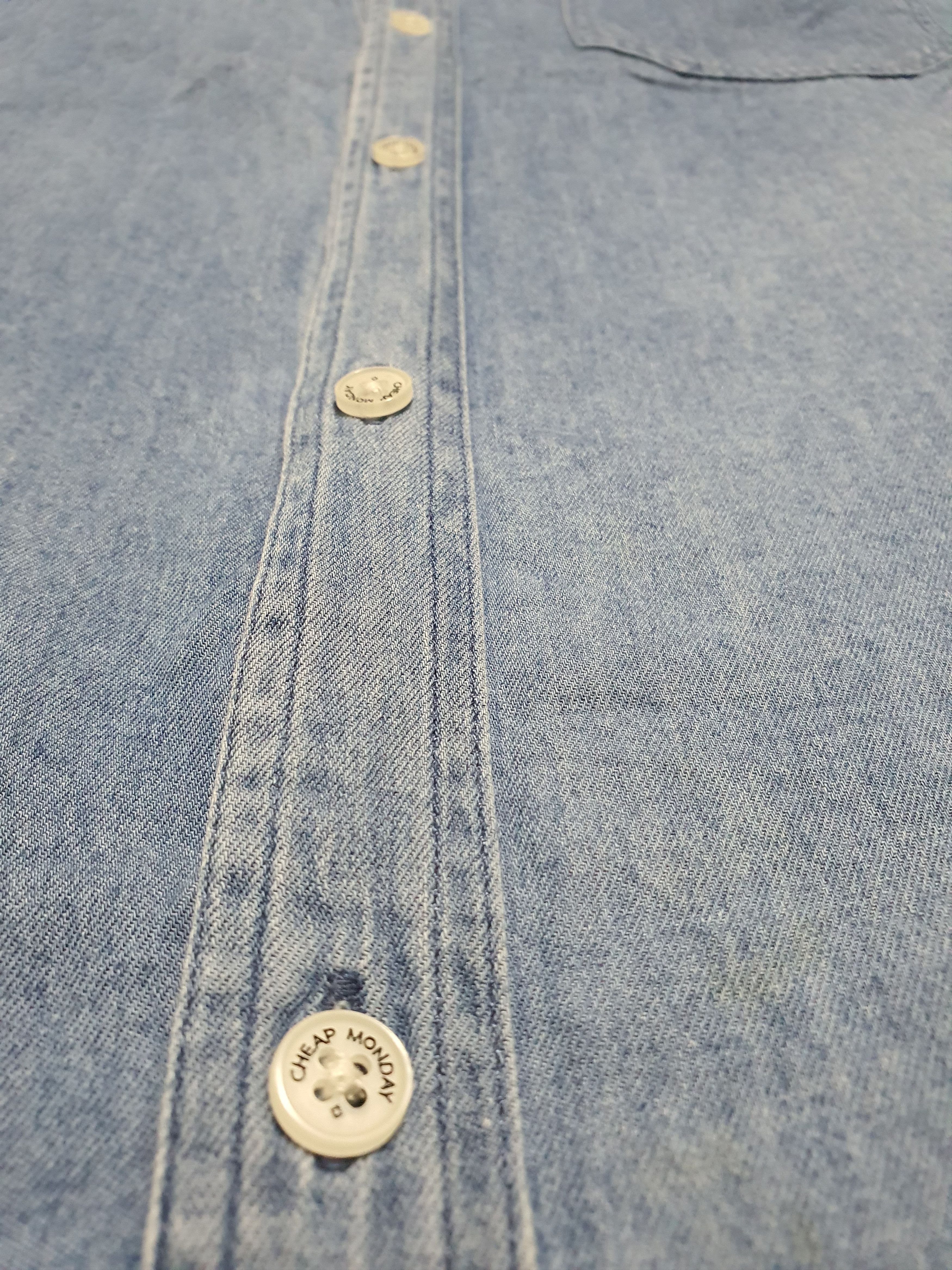 Cheap Monday × Japanese Brand CHEAP MONDAY 22/29 DENIM SOFT CLOTH SHIRT Size US S / EU 44-46 / 1 - 7 Thumbnail