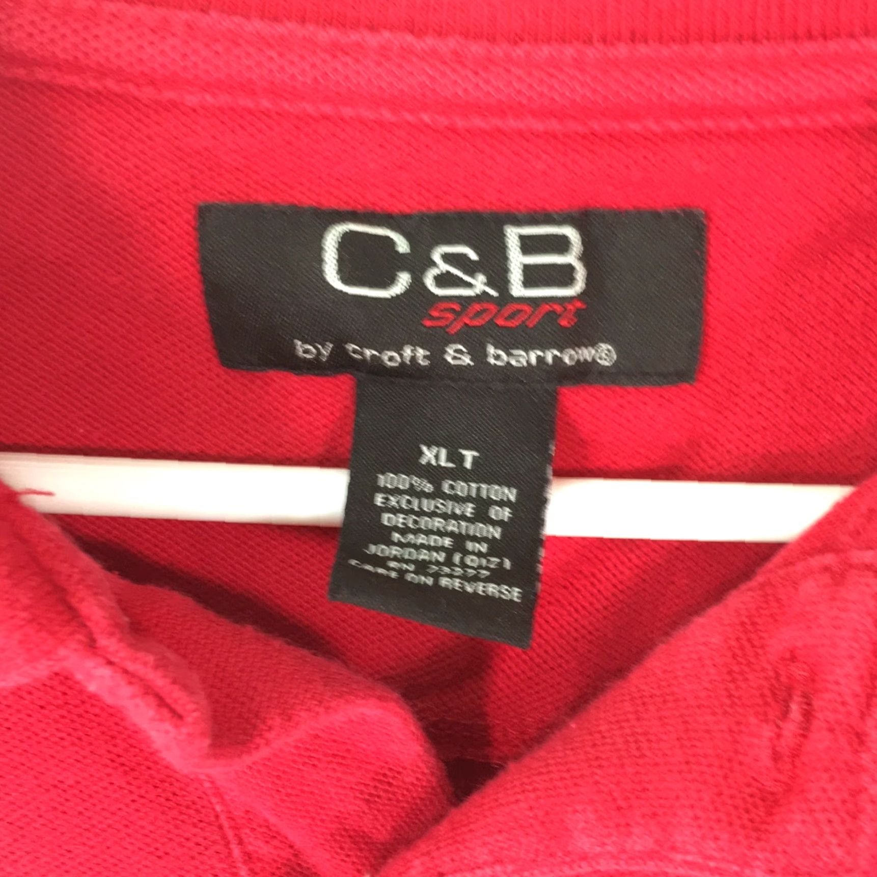 Vintage C And B Sport Red Casual Regular Short Sleeve Collared Polo T Shirt Size XLT Mens Size US XL / EU 56 / 4 - 4 Thumbnail