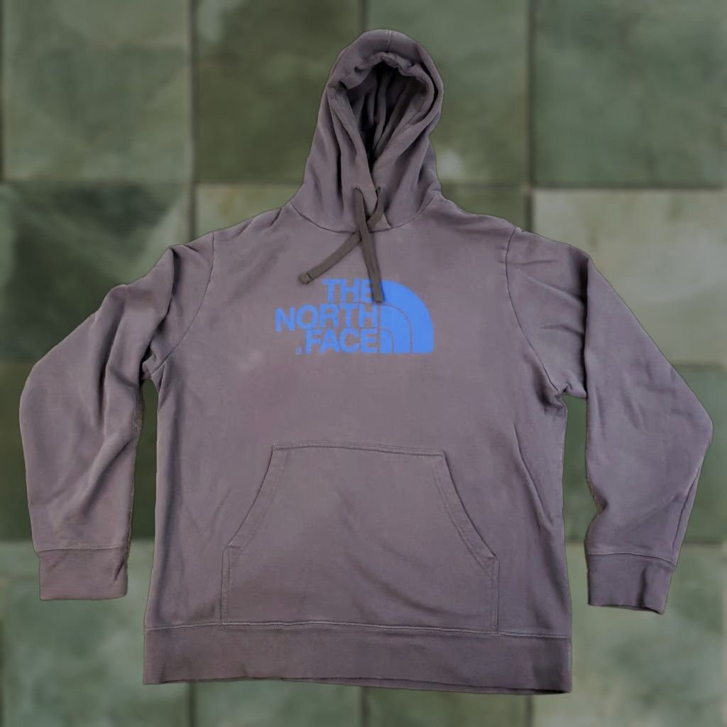 The North Face The North Face Hoodie Mens XL Gray Pullover Sweatshirt Big Logo Outdoor Fleece ZZ Size US XL / EU 56 / 4 - 1 Thumbnail