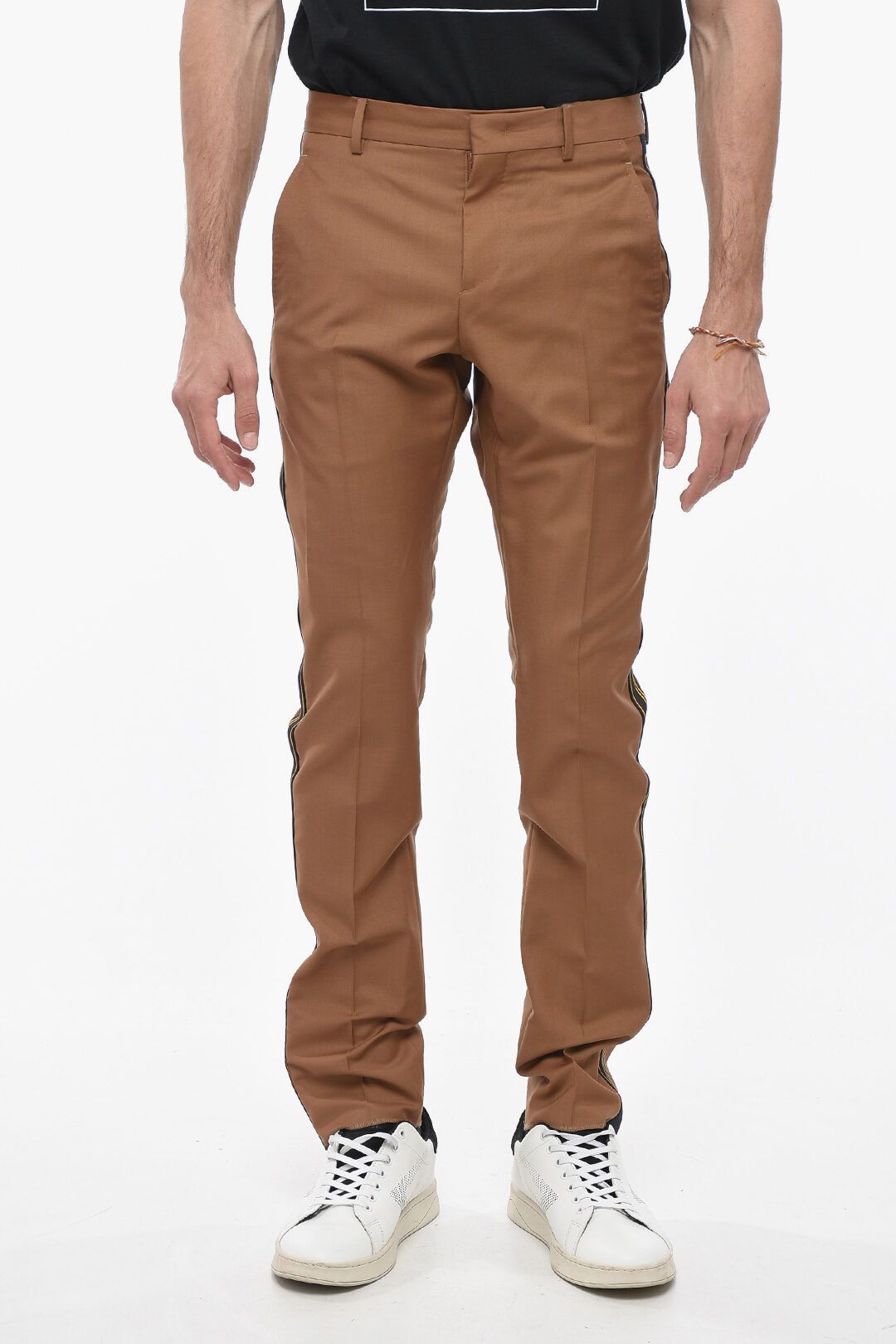 image of Valentino Og1Mm0524 Pant In Brown, Men's (Size 30)