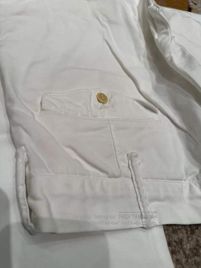 RRL Ralph Lauren RRL Ralph Lauren Old white casual pants, officer pants Size US 30 / EU 46 - 3 Thumbnail